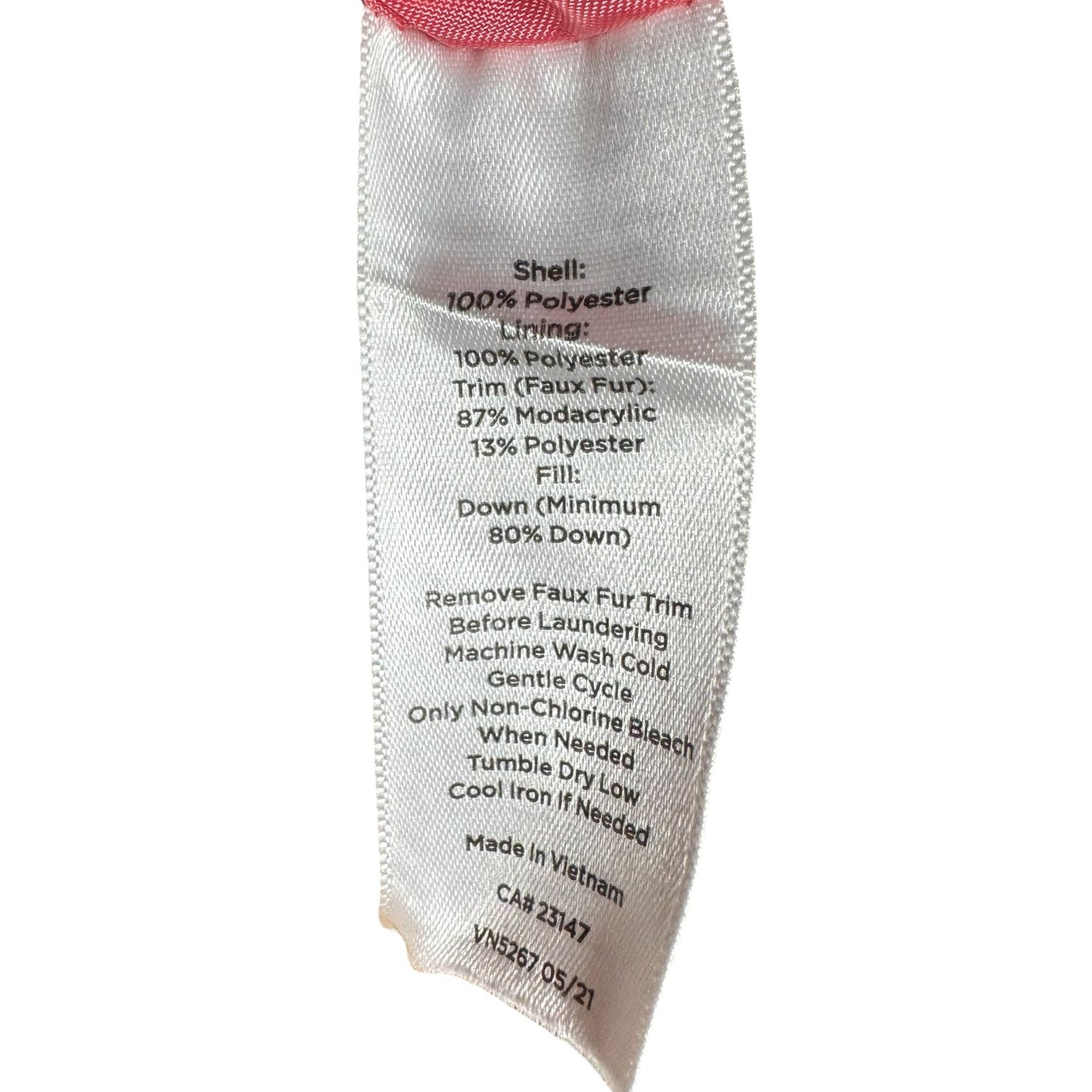 Vest Puffer & Quilted By Talbots In Pink, Size: Xs