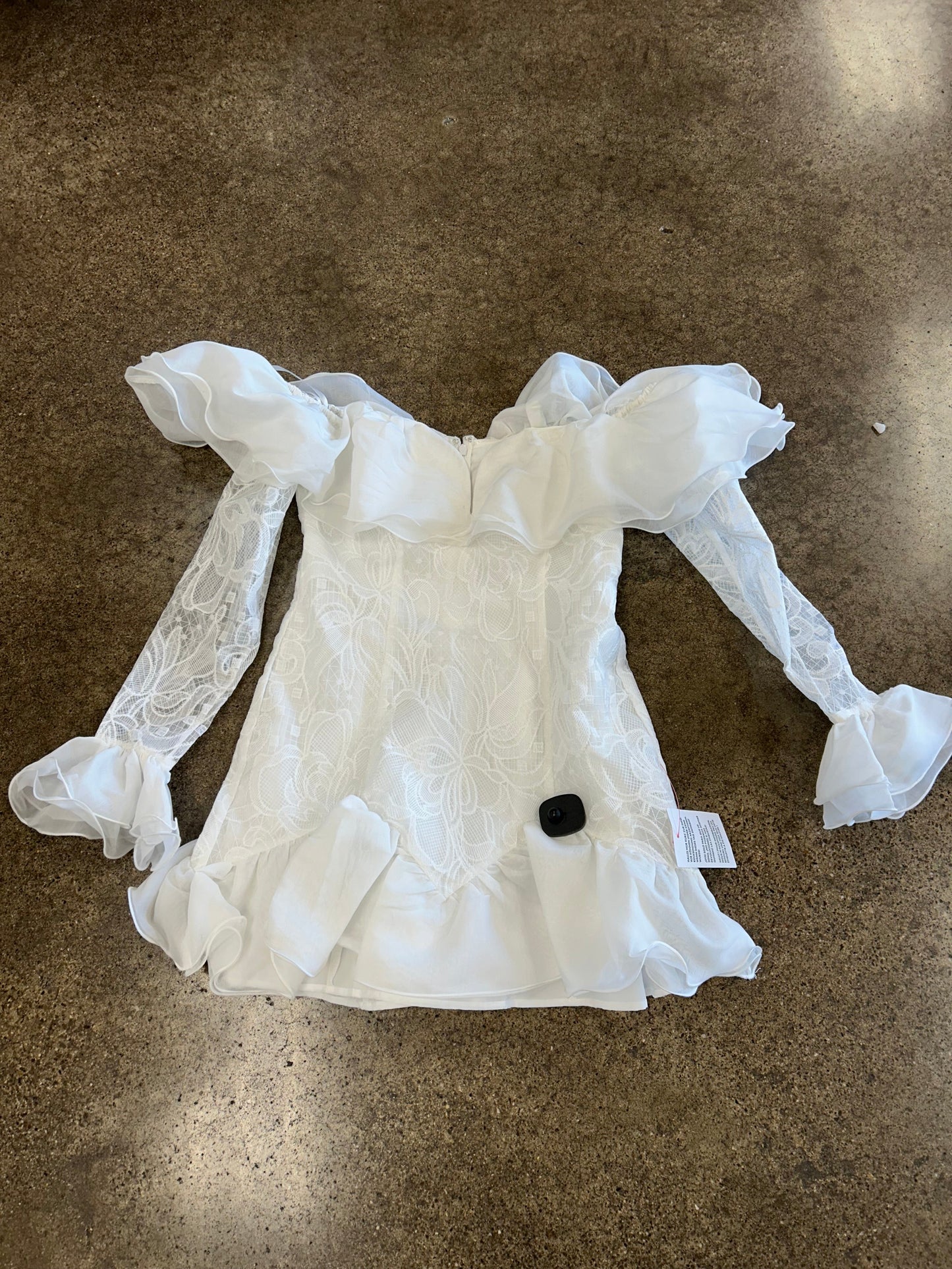 Dress Party Short By Asos In White, Size:8