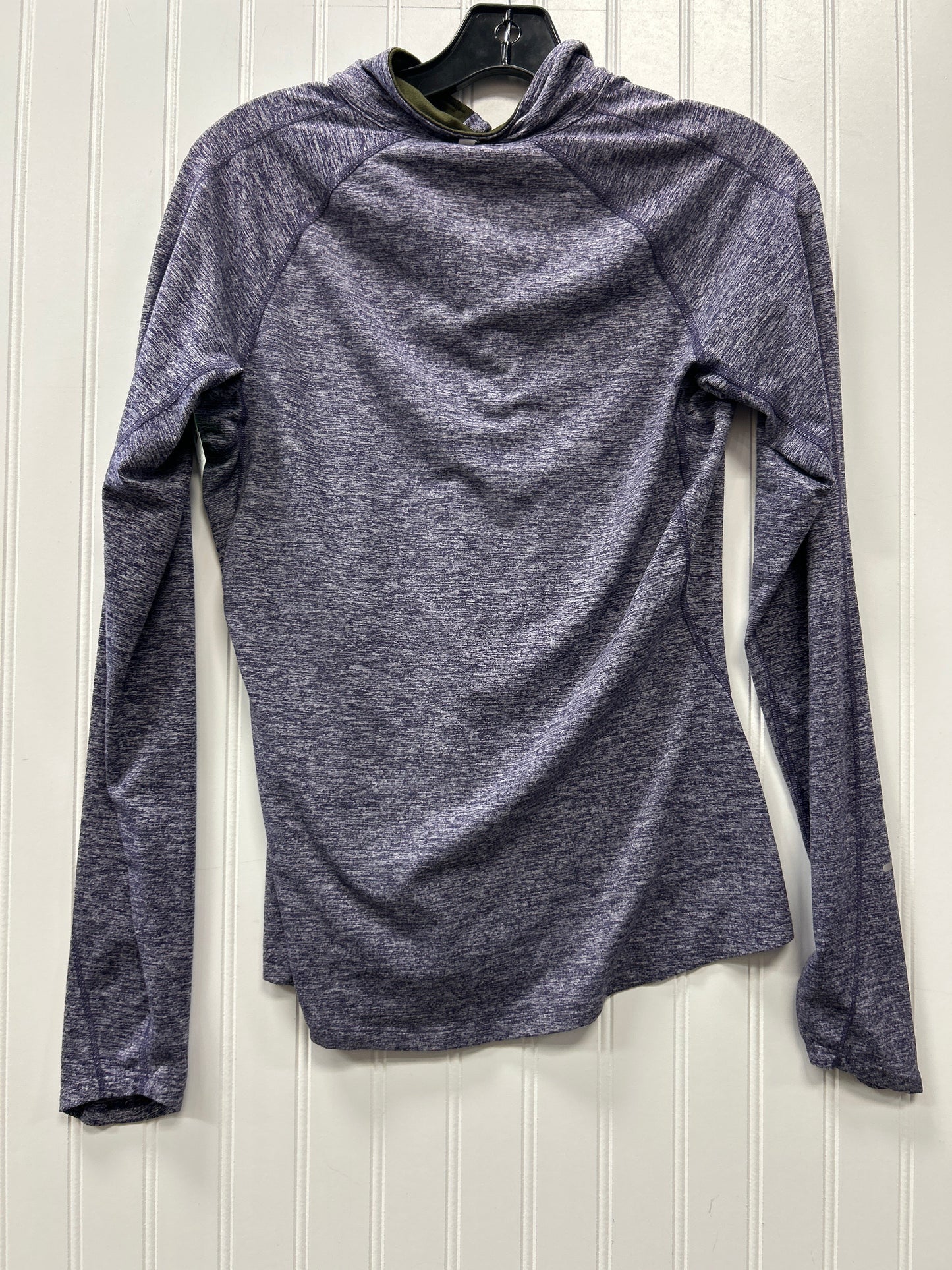 Athletic Top Ls Collar By Nike In Purple, Size:S