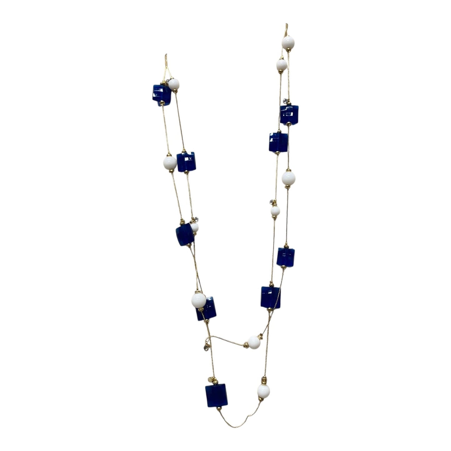 Necklace Other In Navy