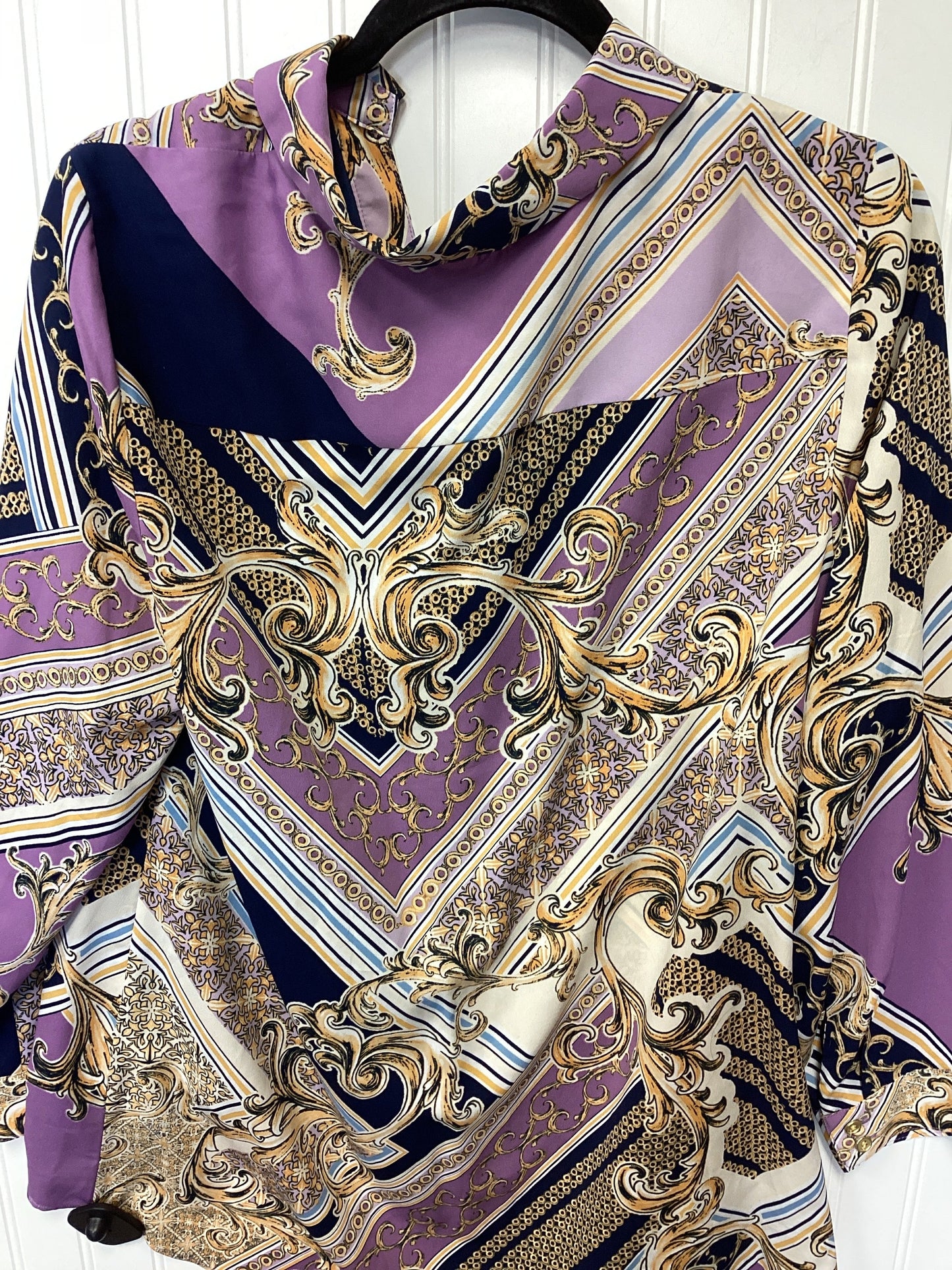 Top Ls By Chicos In Purple, Size:2X