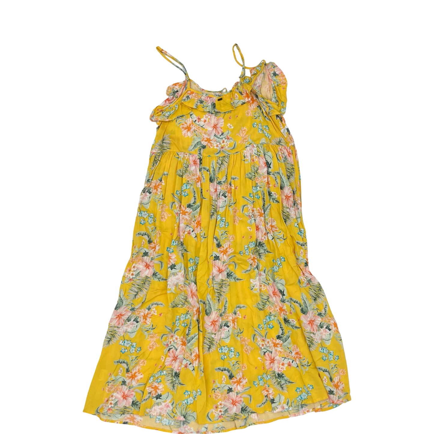 Dress Casual Maxi By Clothes Mentor In Yellow, Size:M