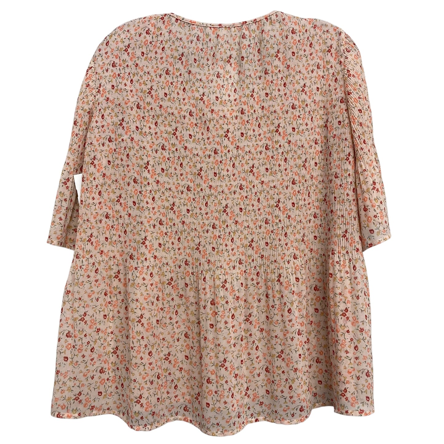 Top Ss By Pleione In Floral Print, Size:Xs