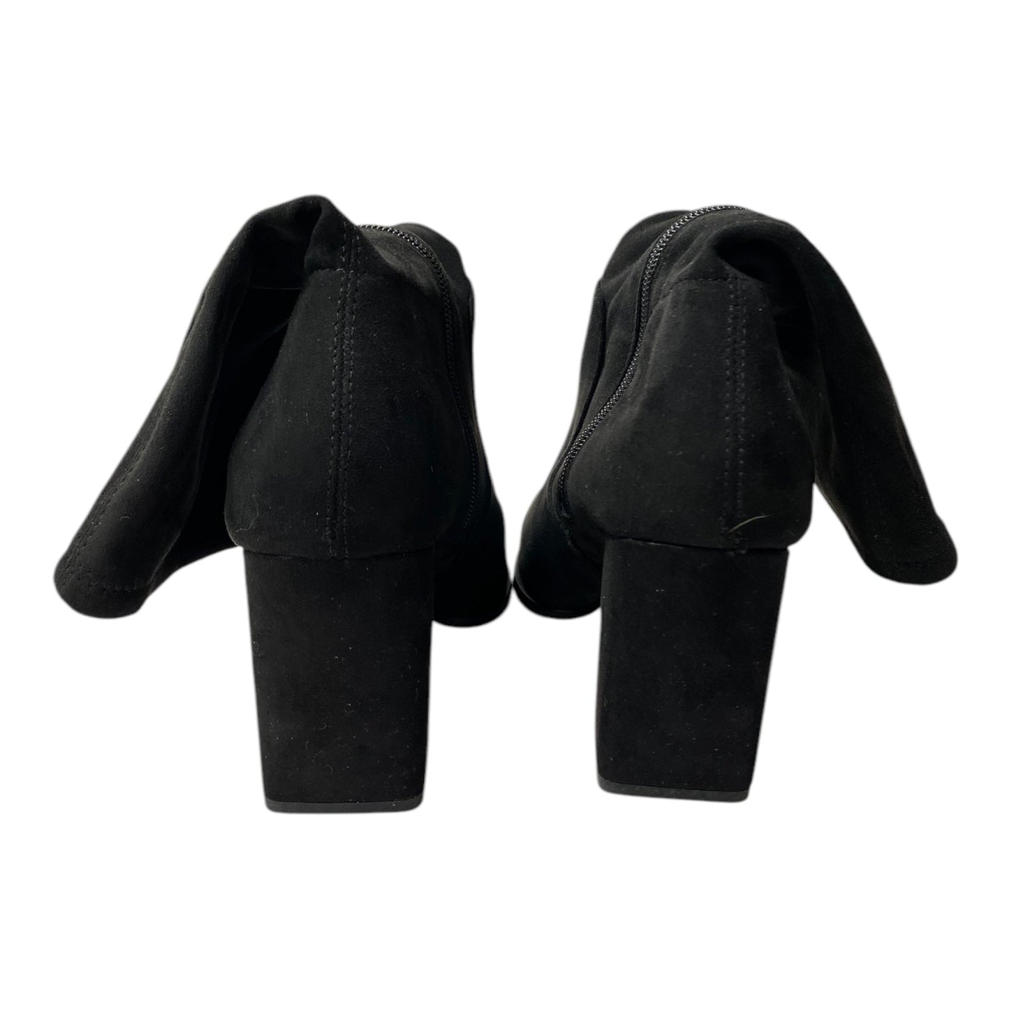 Boots Ankle Heels By H&M In Black, Size:9