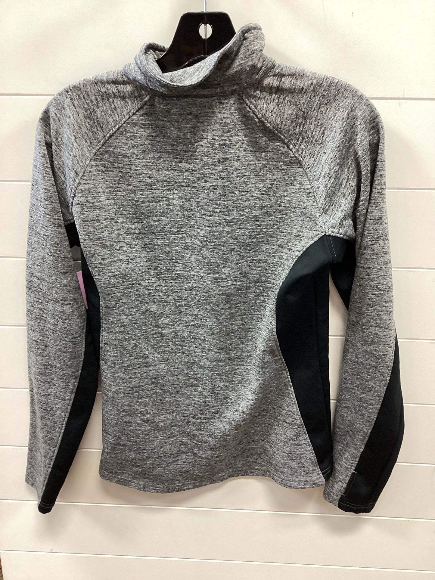 Athletic Top Ls Collar By Columbia In Grey, Size:S
