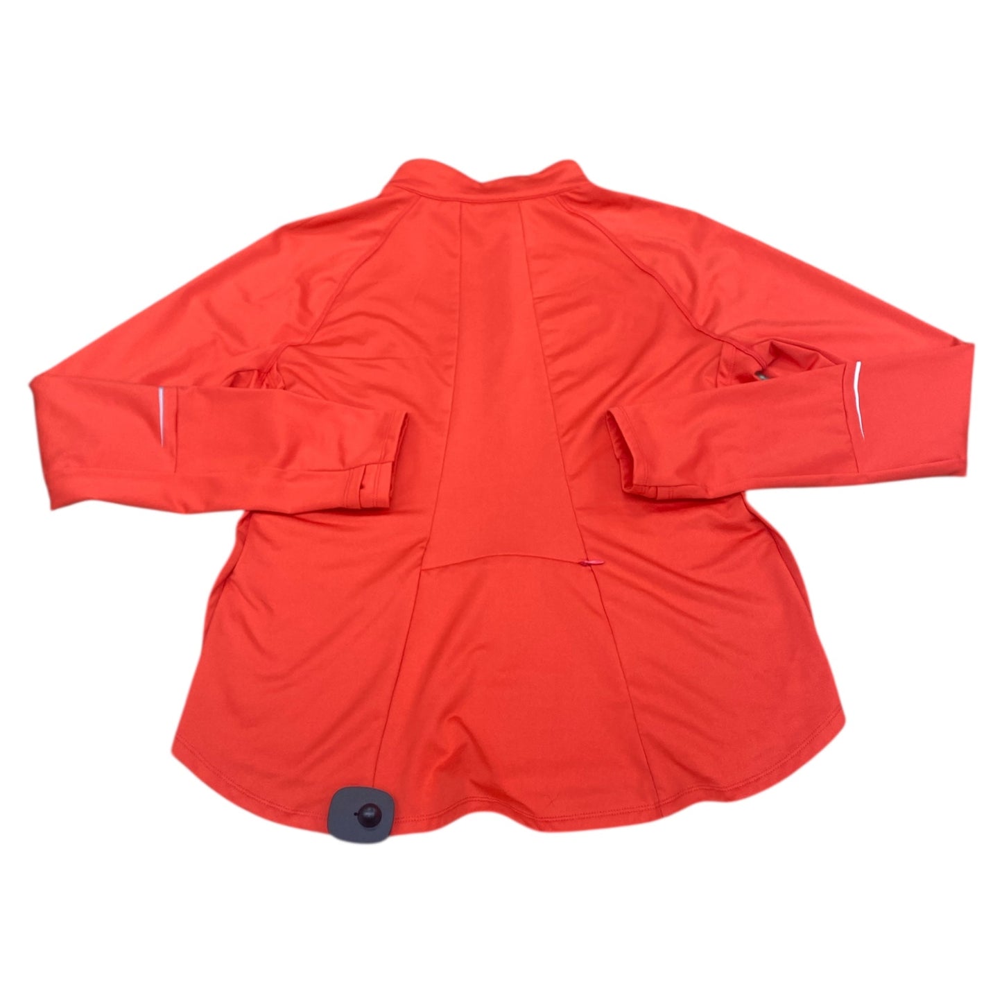 Athletic Sweatshirt Collar By Asics In Red, Size:L