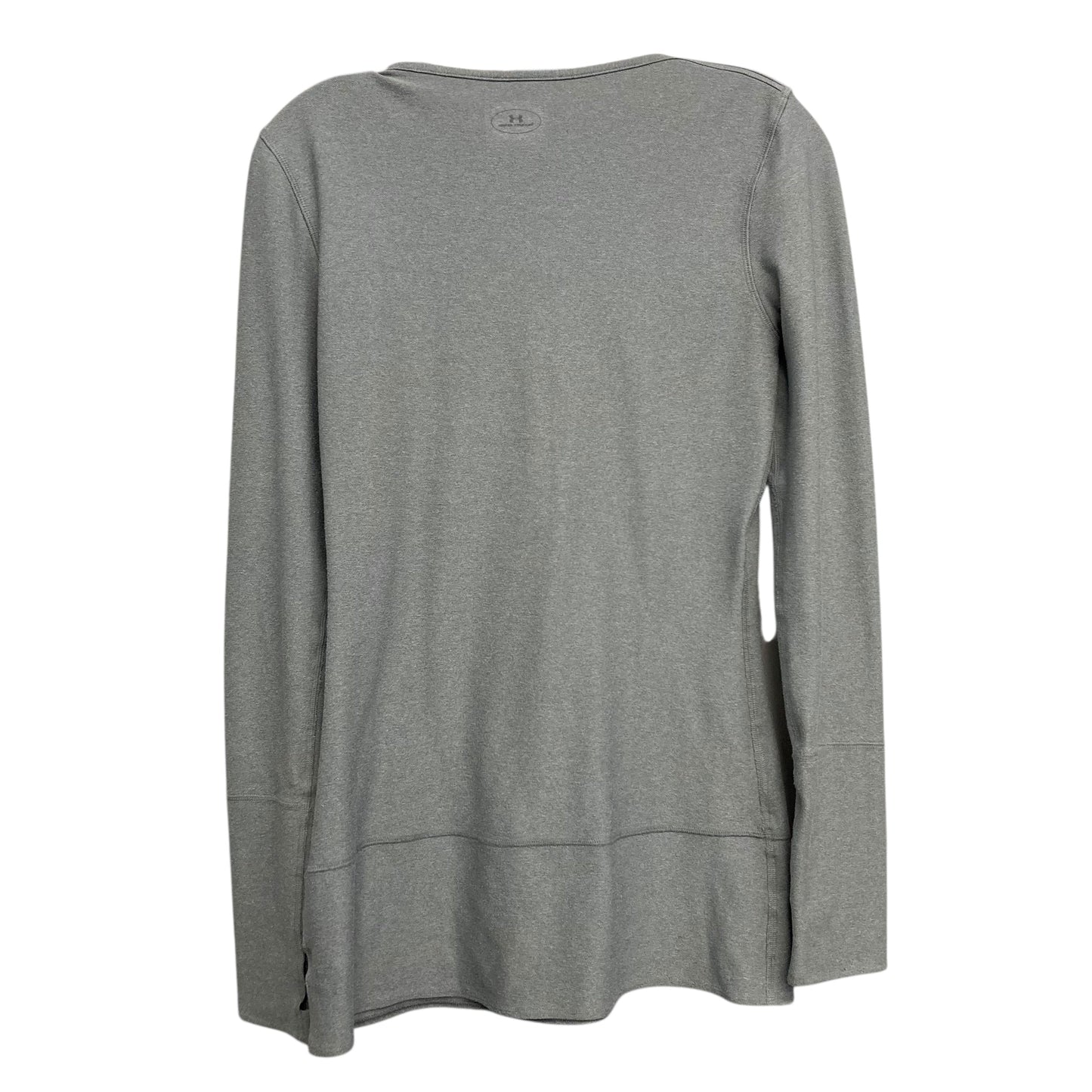 Athletic Top Ls Crewneck By Under Armour In Grey, Size:S