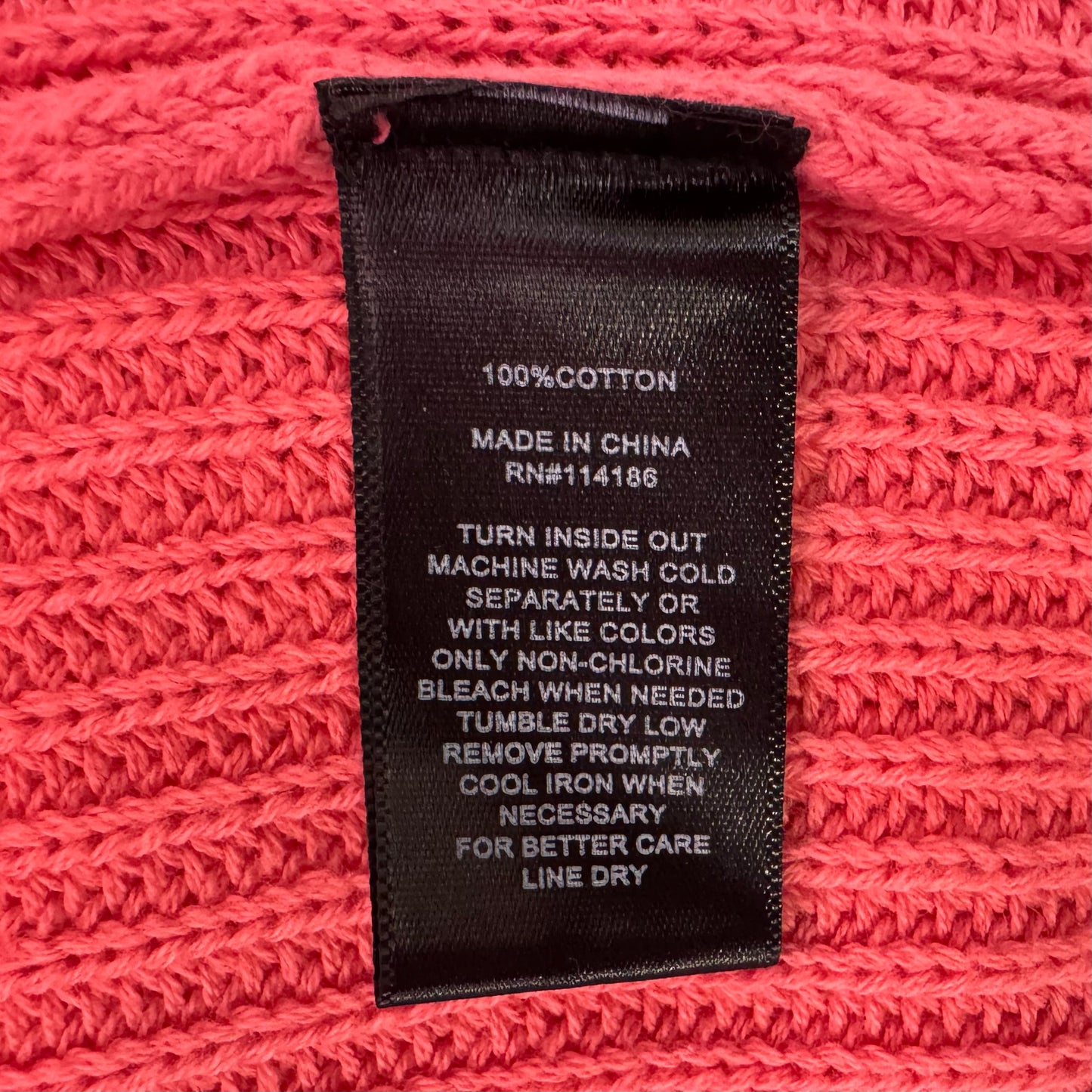 Sweater Cardigan Designer By Frye In Coral, Size: L