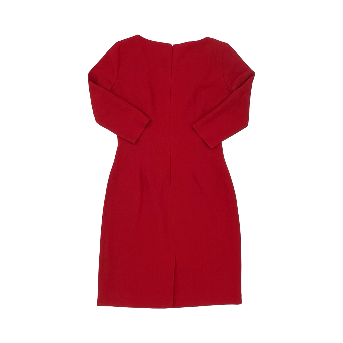 Dress Work By Tahari In Red, Size:4