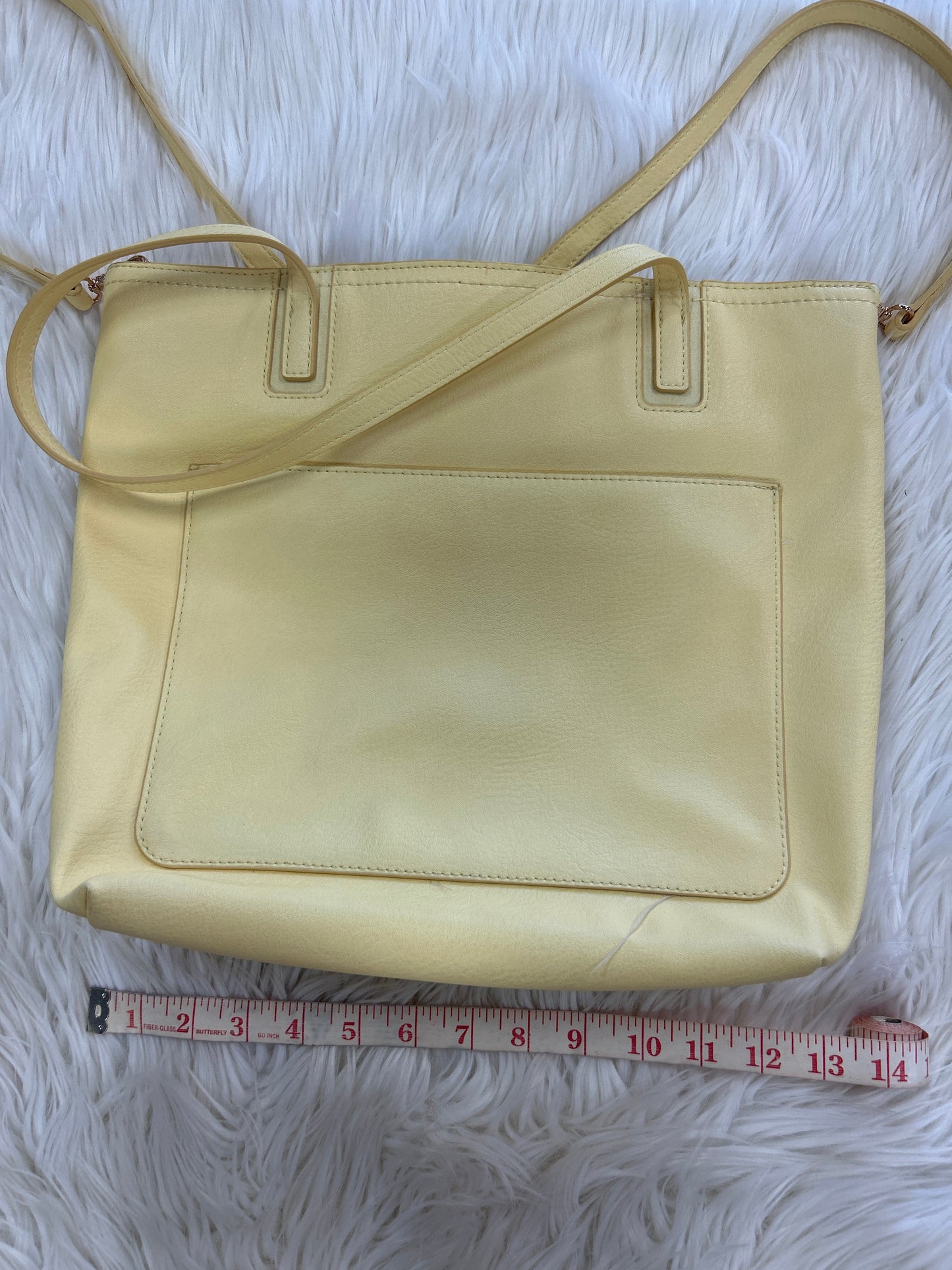 Handbag By Lc Lauren Conrad In Yellow, Size:Large