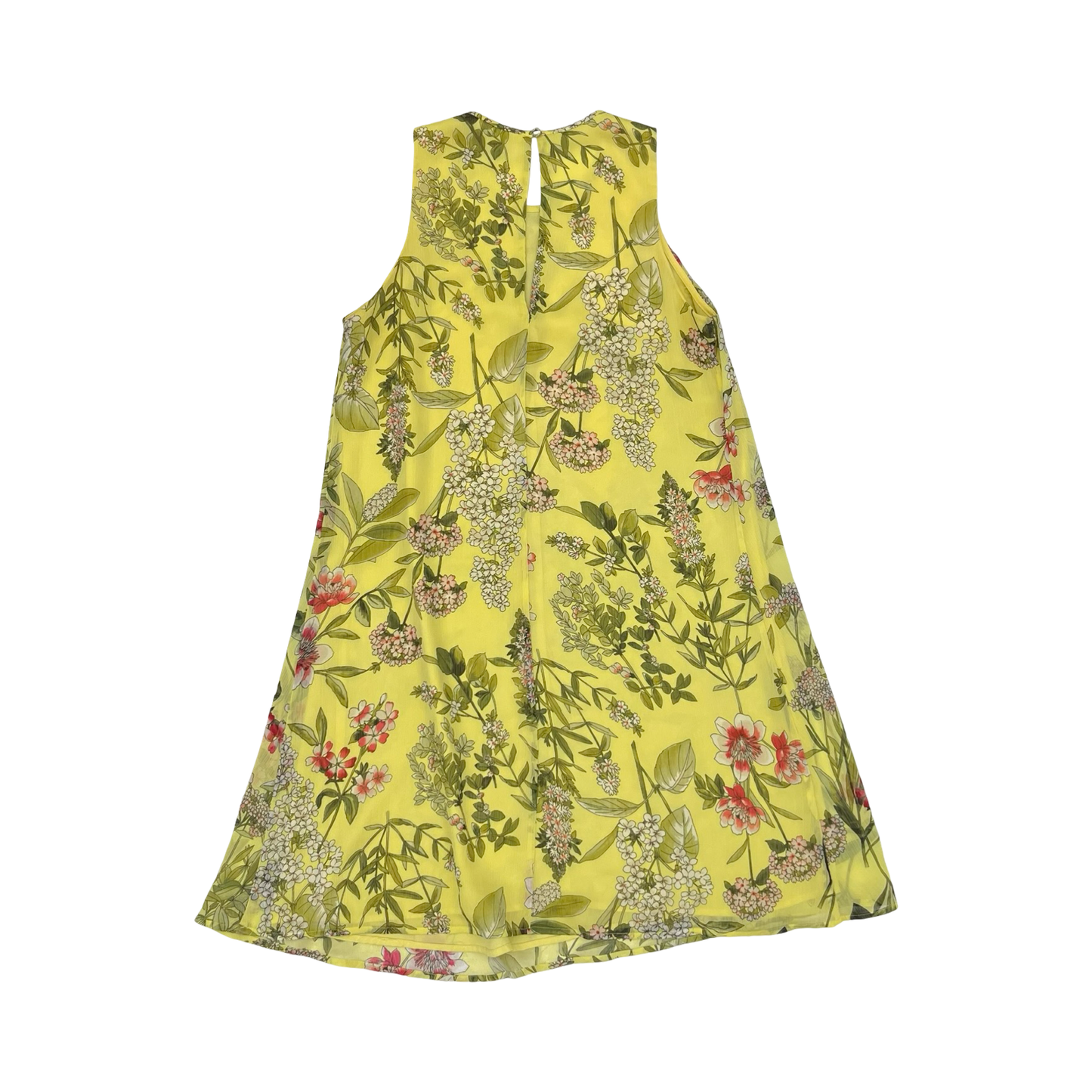 Dress Party Short By Tommy Hilfiger In Green & Yellow, Size:4