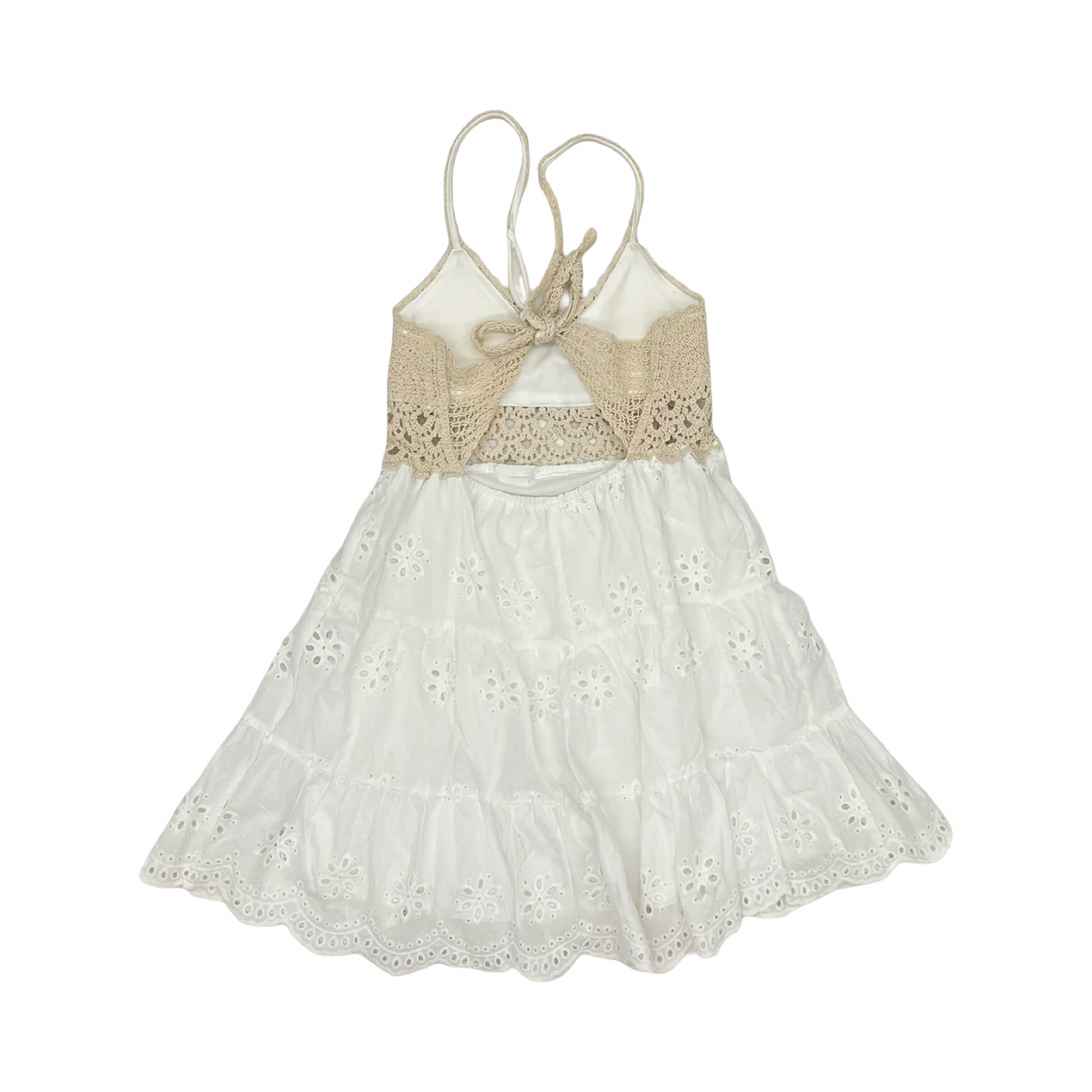 Dress Casual Short By Altard State In Tan & White, Size:L
