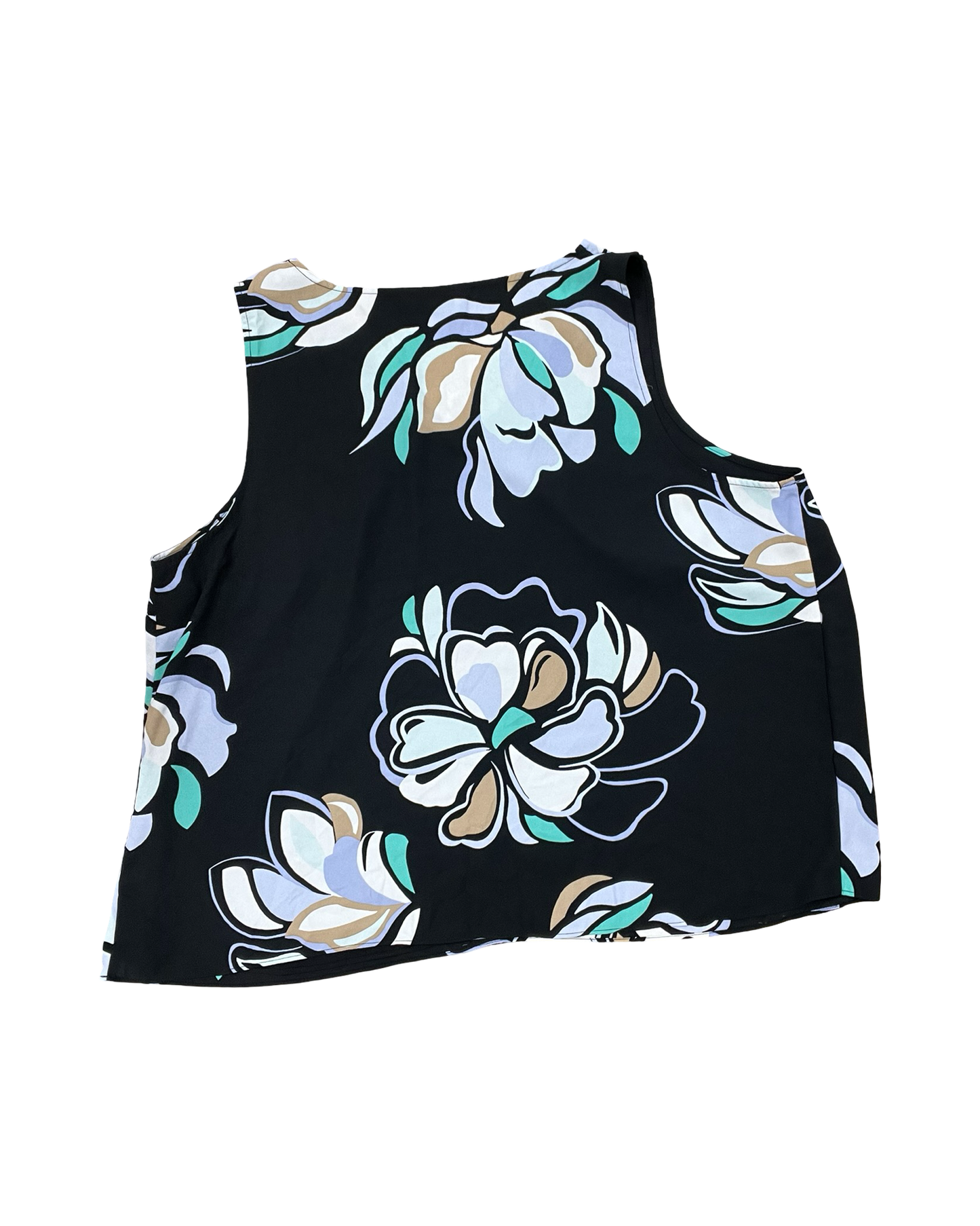 Top Sleeveless By Nine West In Black, Size:2X