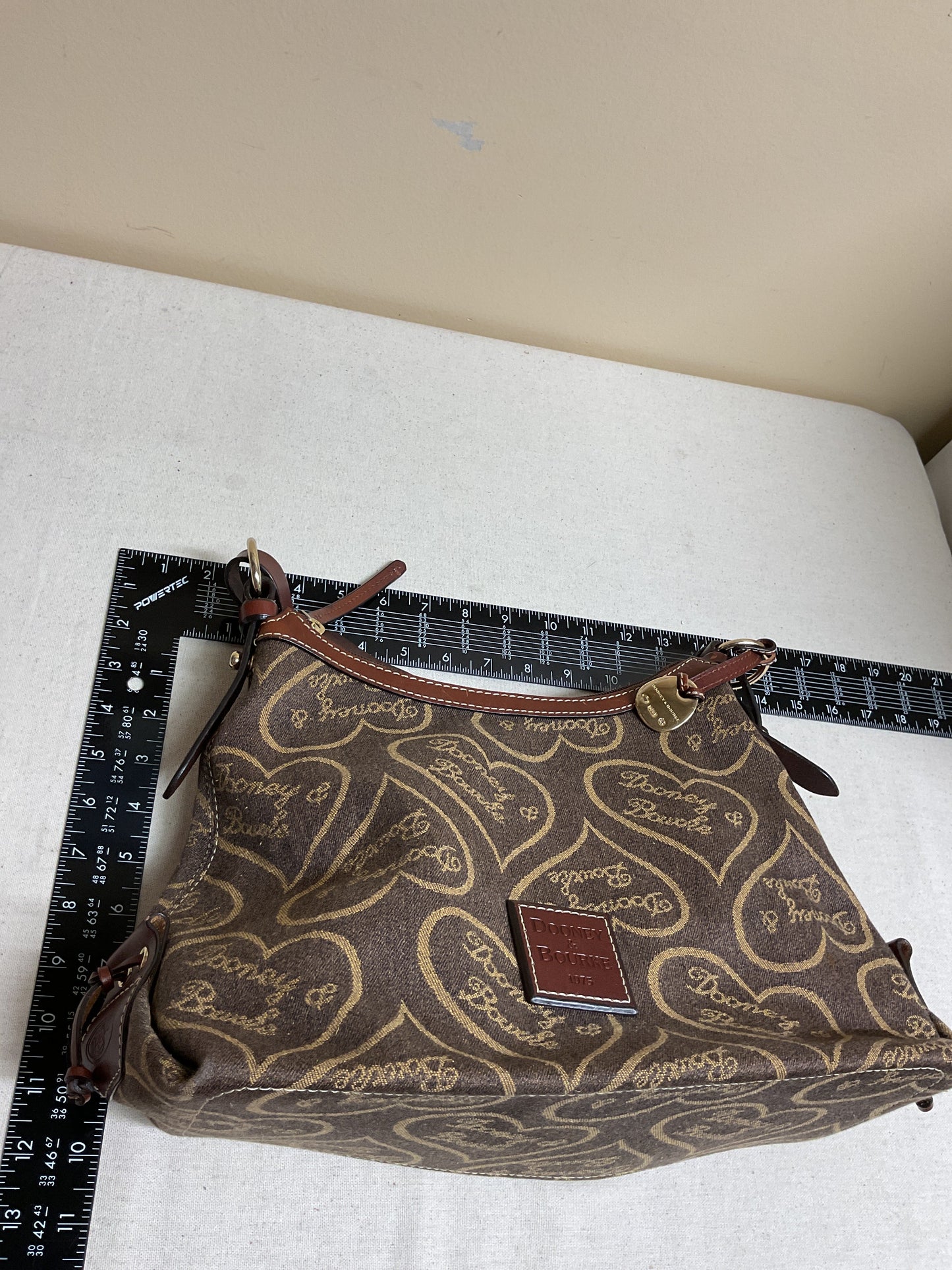 Handbag Designer By Dooney And Bourke In Brown, Size:Medium