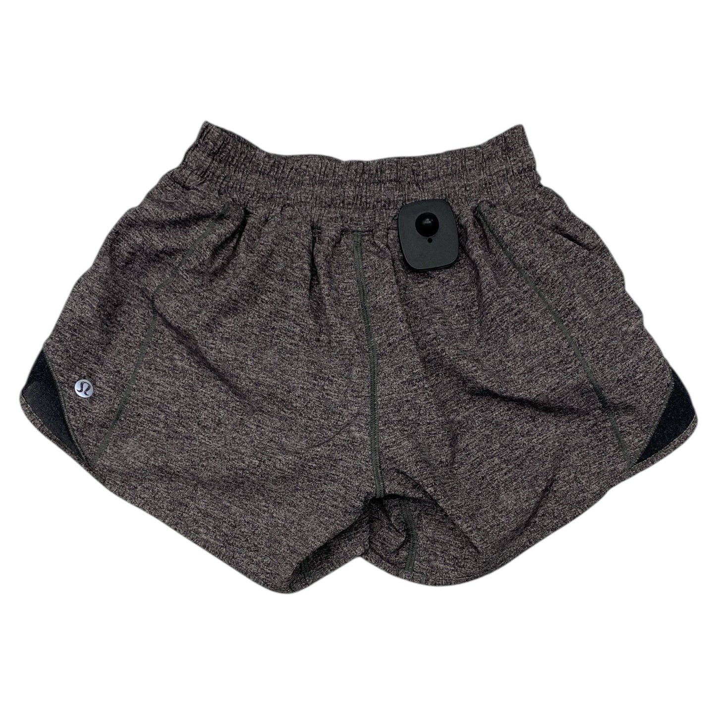 Athletic Shorts By Lululemon In Grey, Size:2
