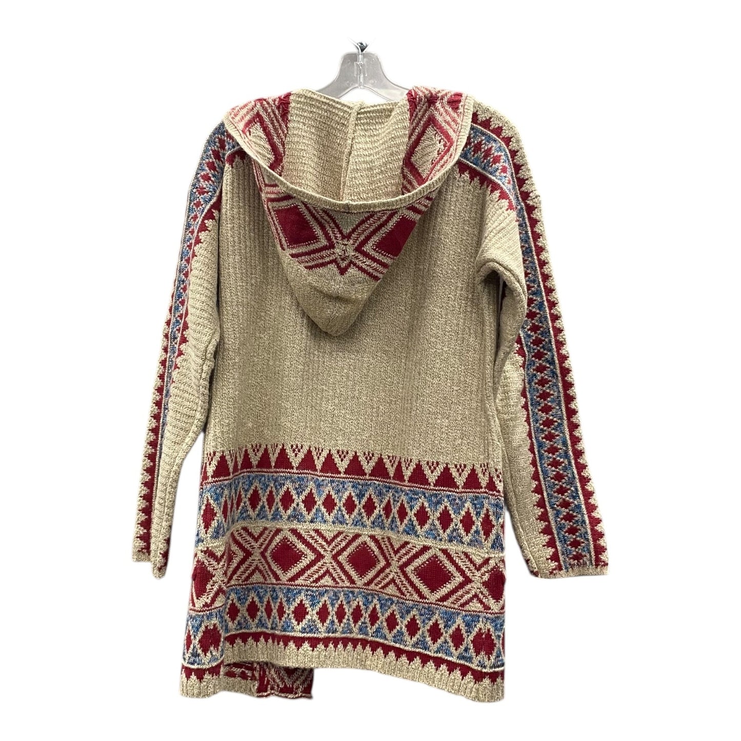 Sweater Cardigan By Lucky Brand In Tan, Size:S