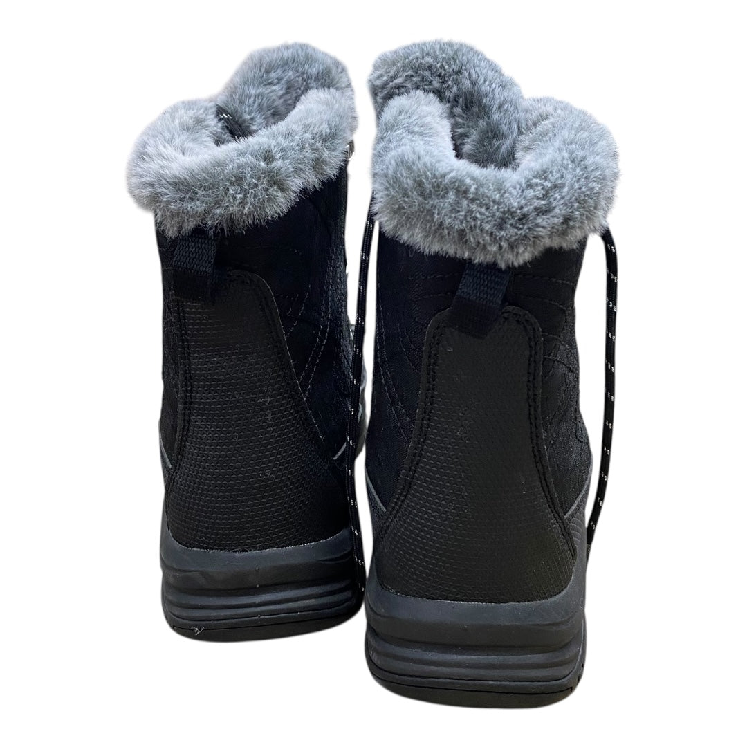 Boots Snow By Skechers In Black, Size:8
