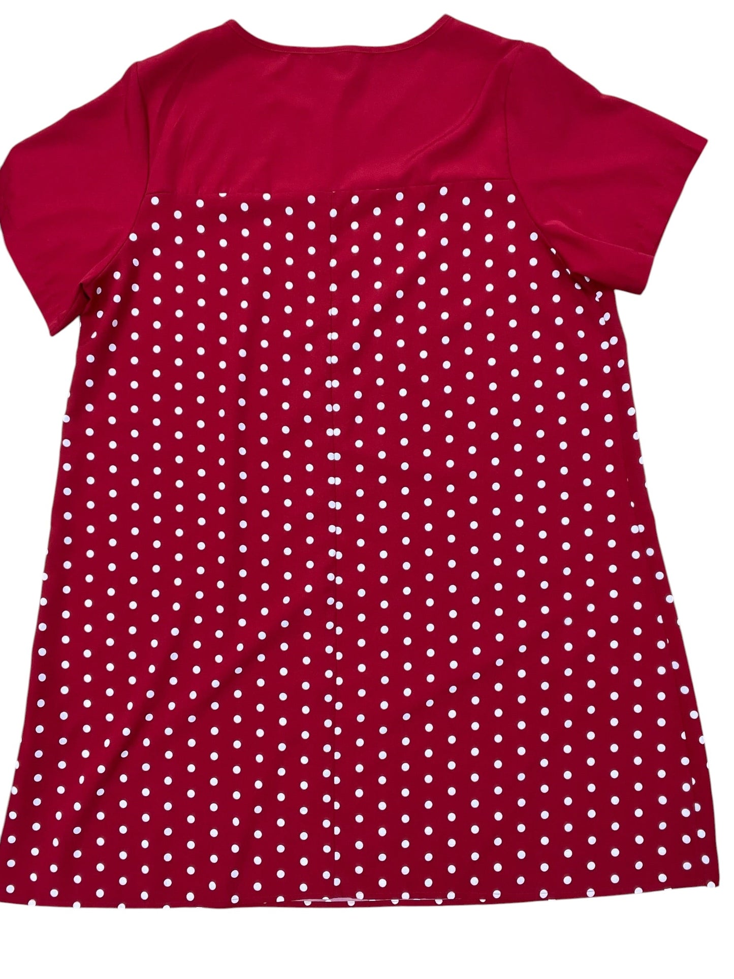 Dress Casual Midi By Shein In Red, Size:3