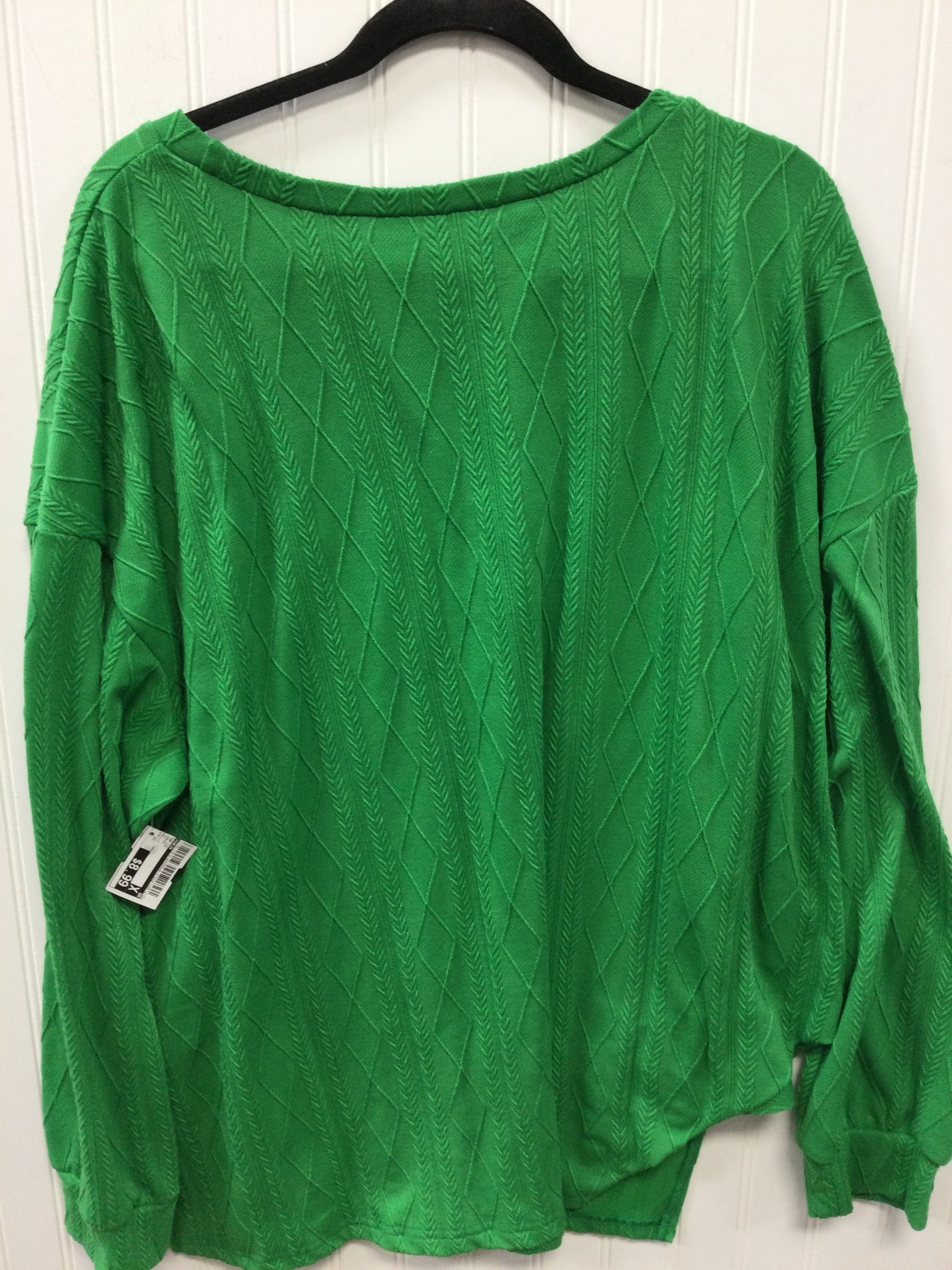 Top Ls By Shein In Green, Size:3X