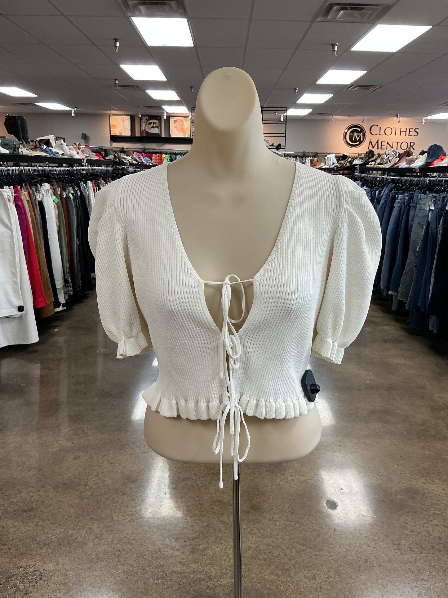 Top Ss By Endless Rose In White, Size:S