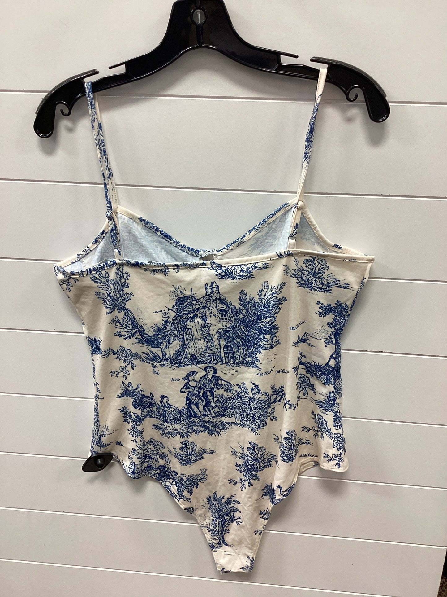 Bodysuit By Cmc In Blue & Cream, Size:XL