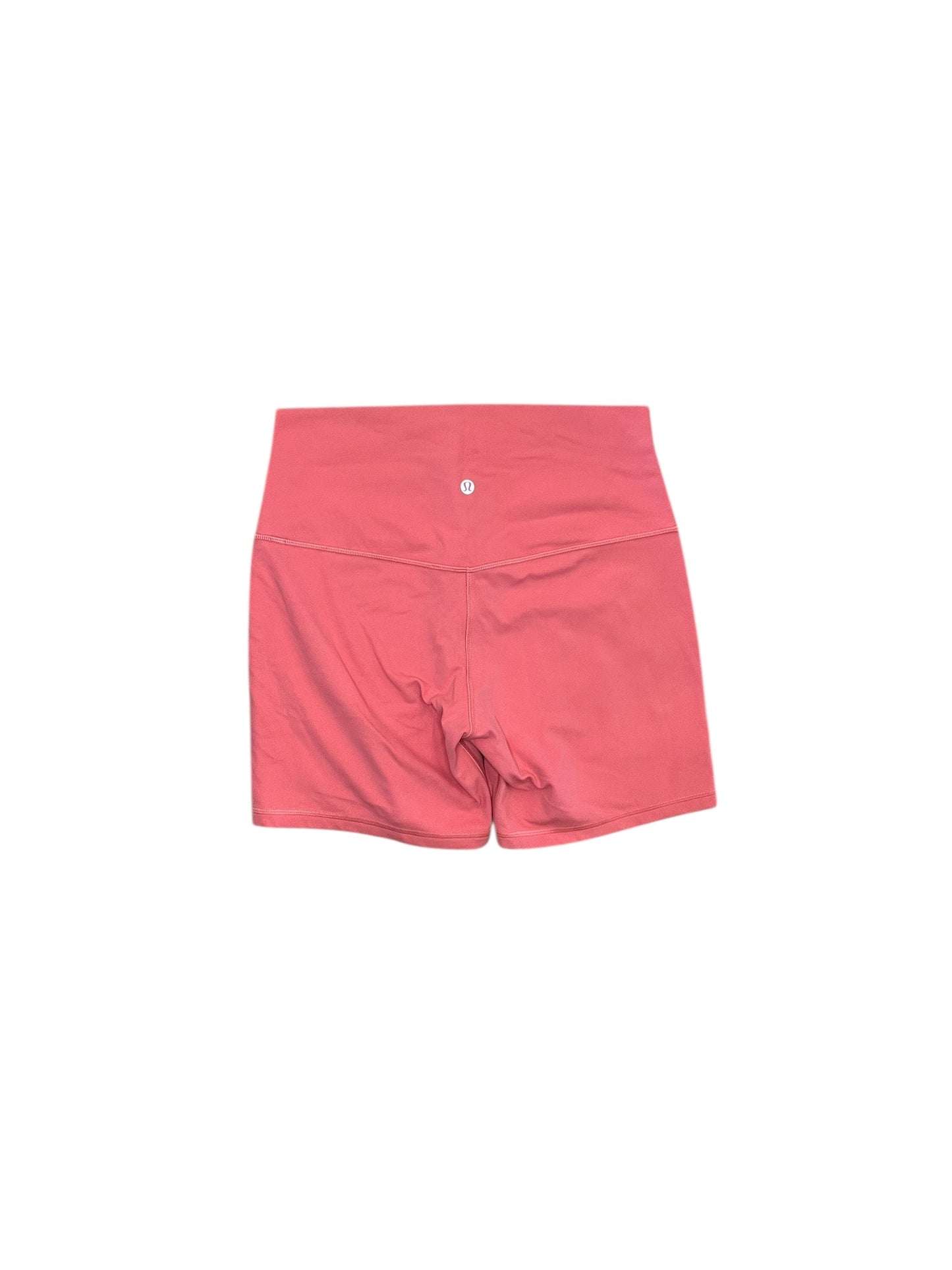 Athletic Shorts By Lululemon In Pink, Size:M