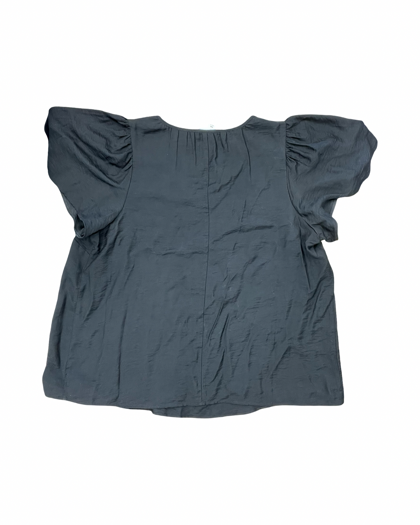 Top Ls By Ava & Viv In Black, Size:1X