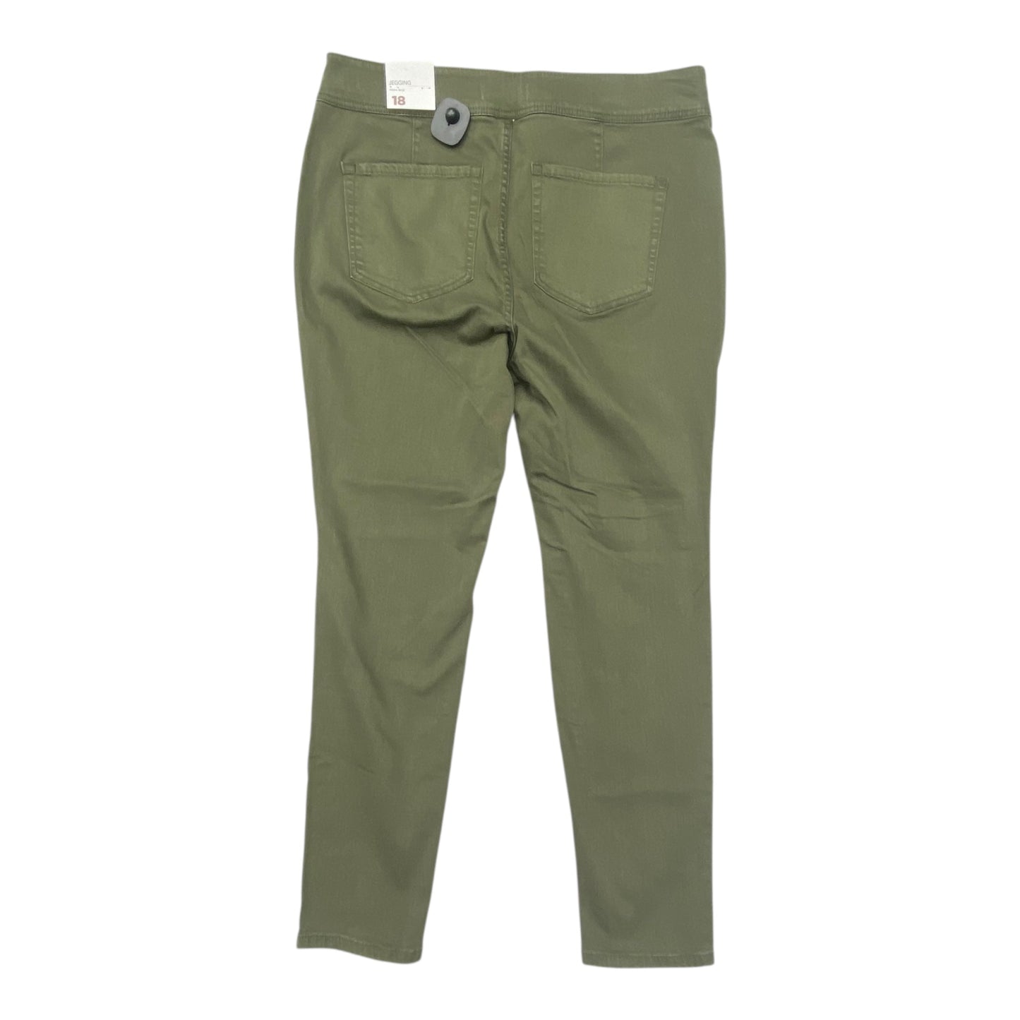 Jeans Jeggings By Lane Bryant In Green, Size:18