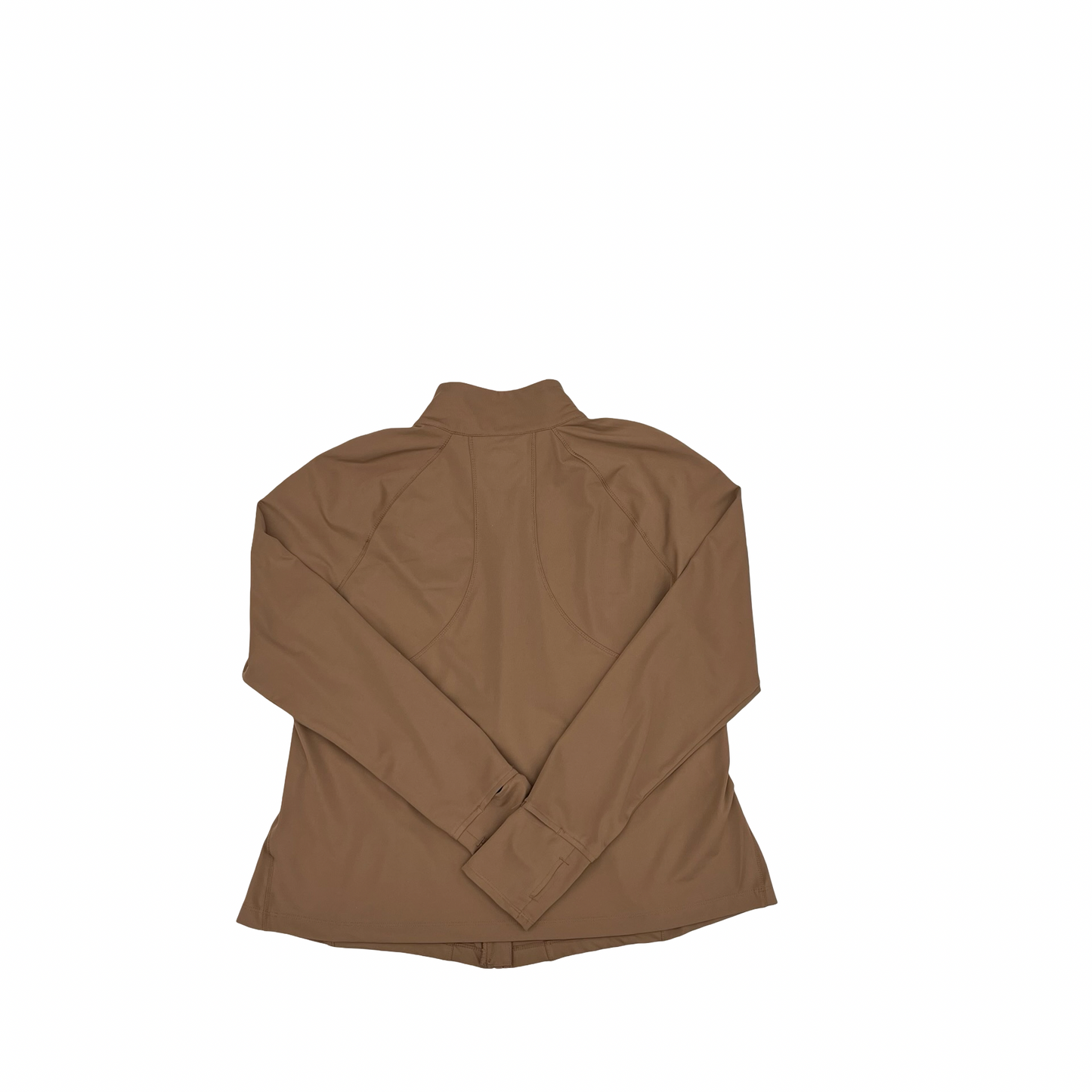 Athletic Jacket By Avia In Tan, Size:Xxl