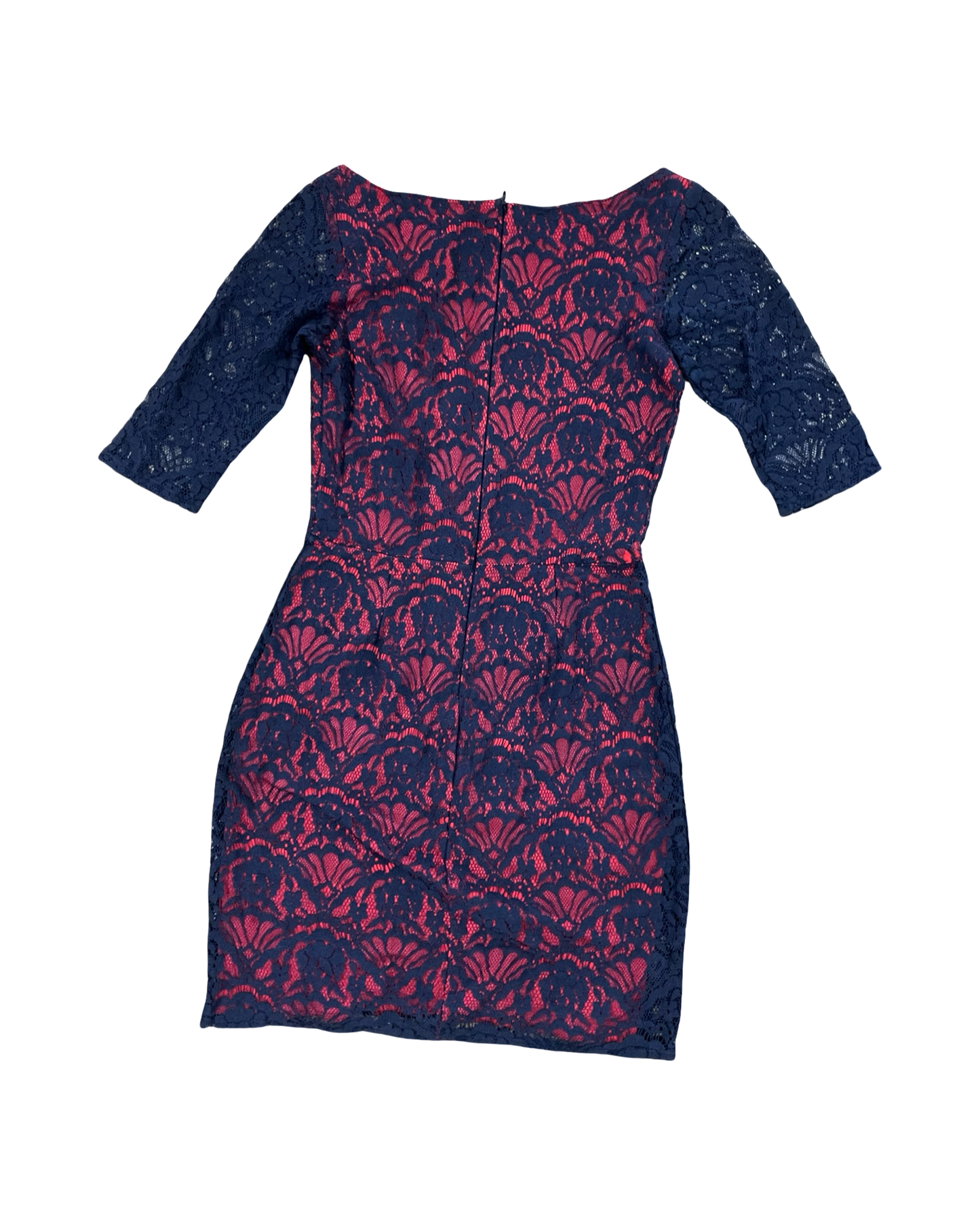 Dress Casual Midi By Clothes Mentor In Blue & Red, Size:S