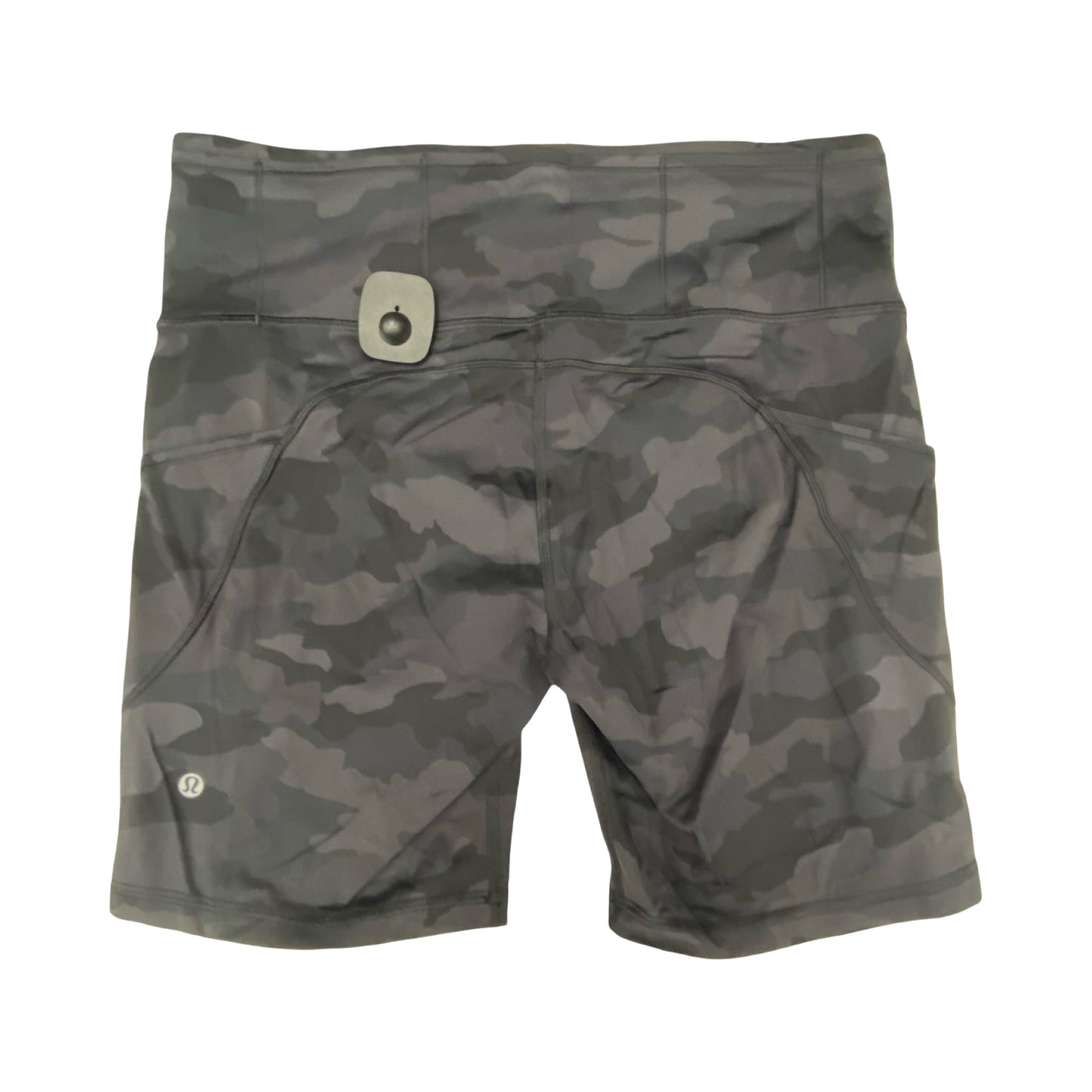 Athletic Shorts By Lululemon In Camouflage Print, Size:12