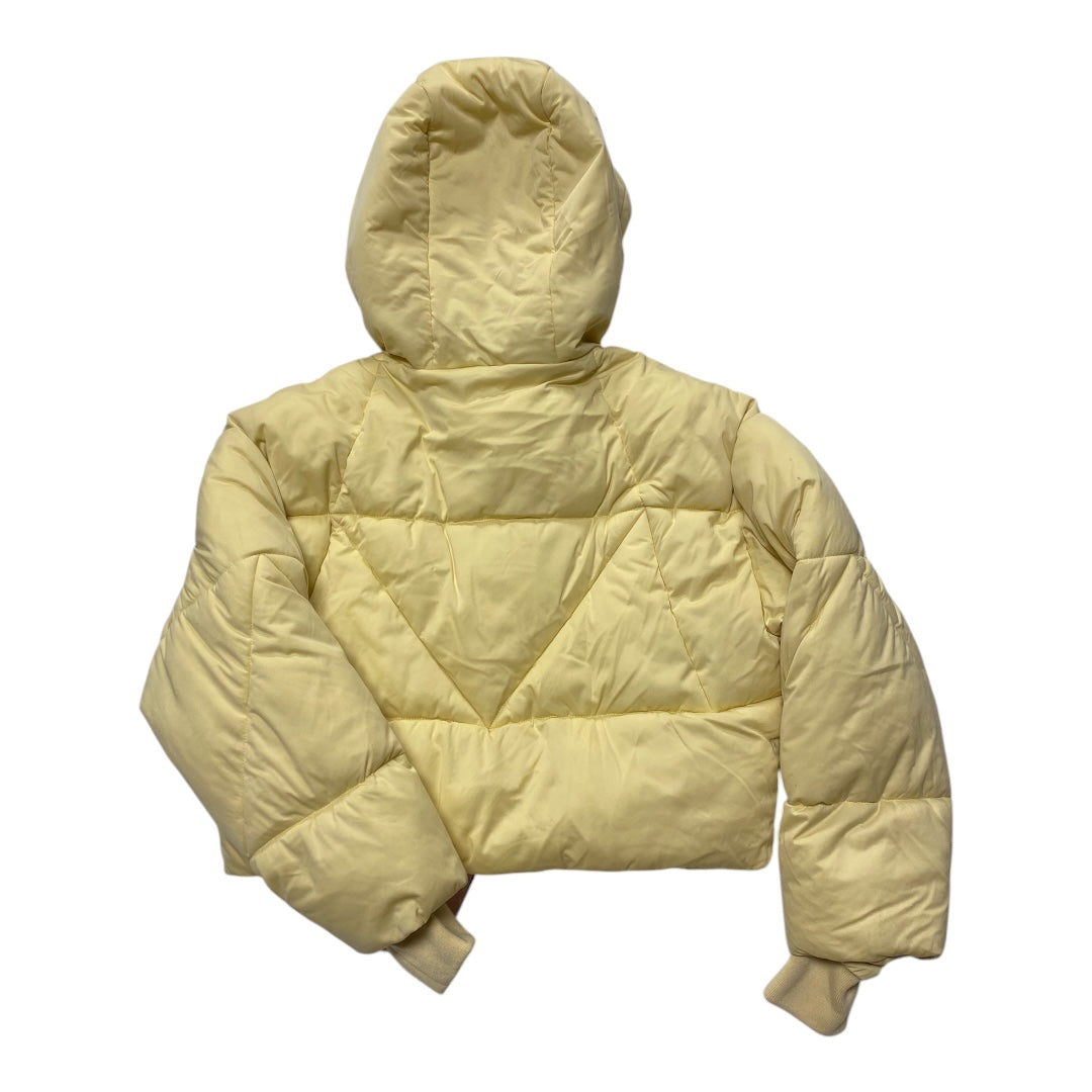 Coat Puffer & Quilted By Avec Les Filles In Yellow, Size:S