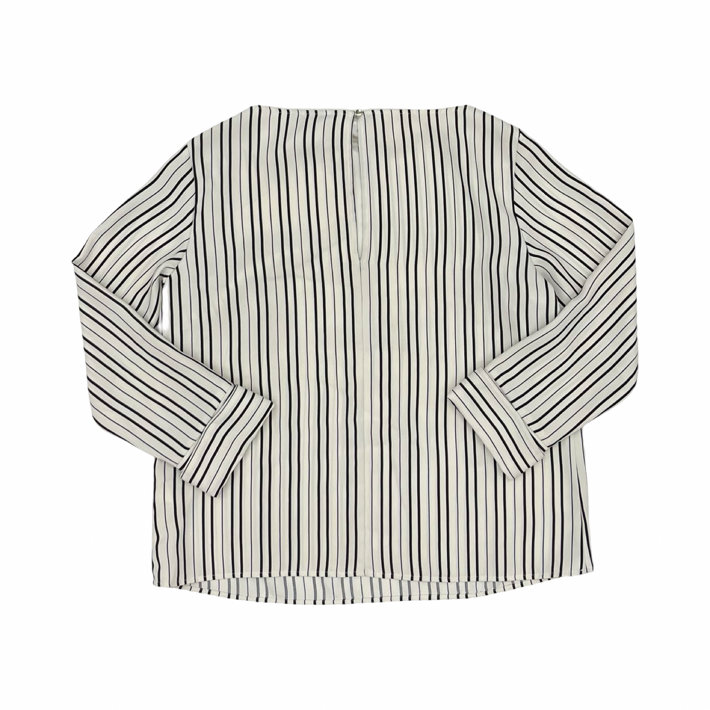 Blouse Ls By H&M In Black & White, Size:L