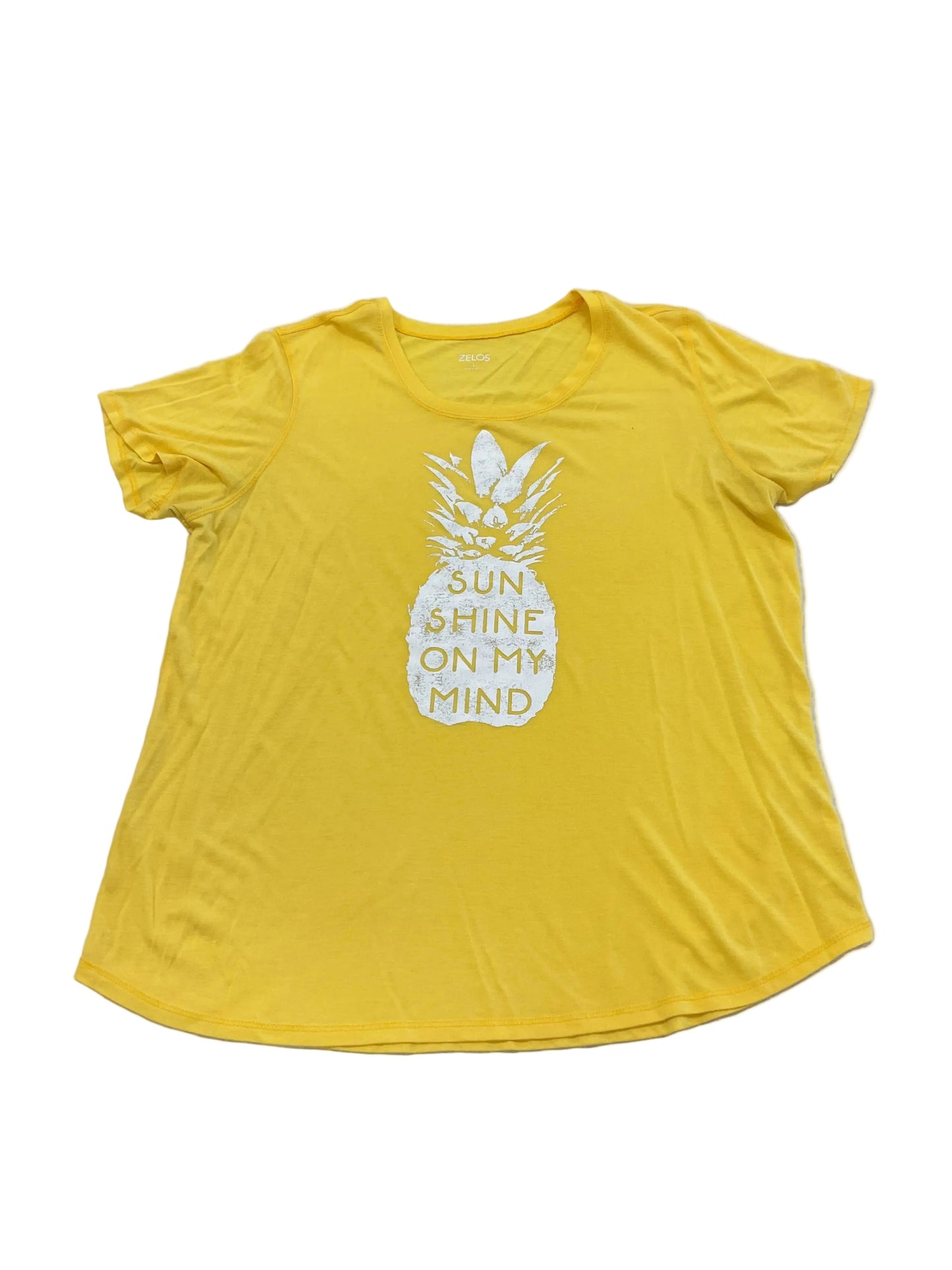 Top Ss Basic By Zelos In Yellow, Size:L