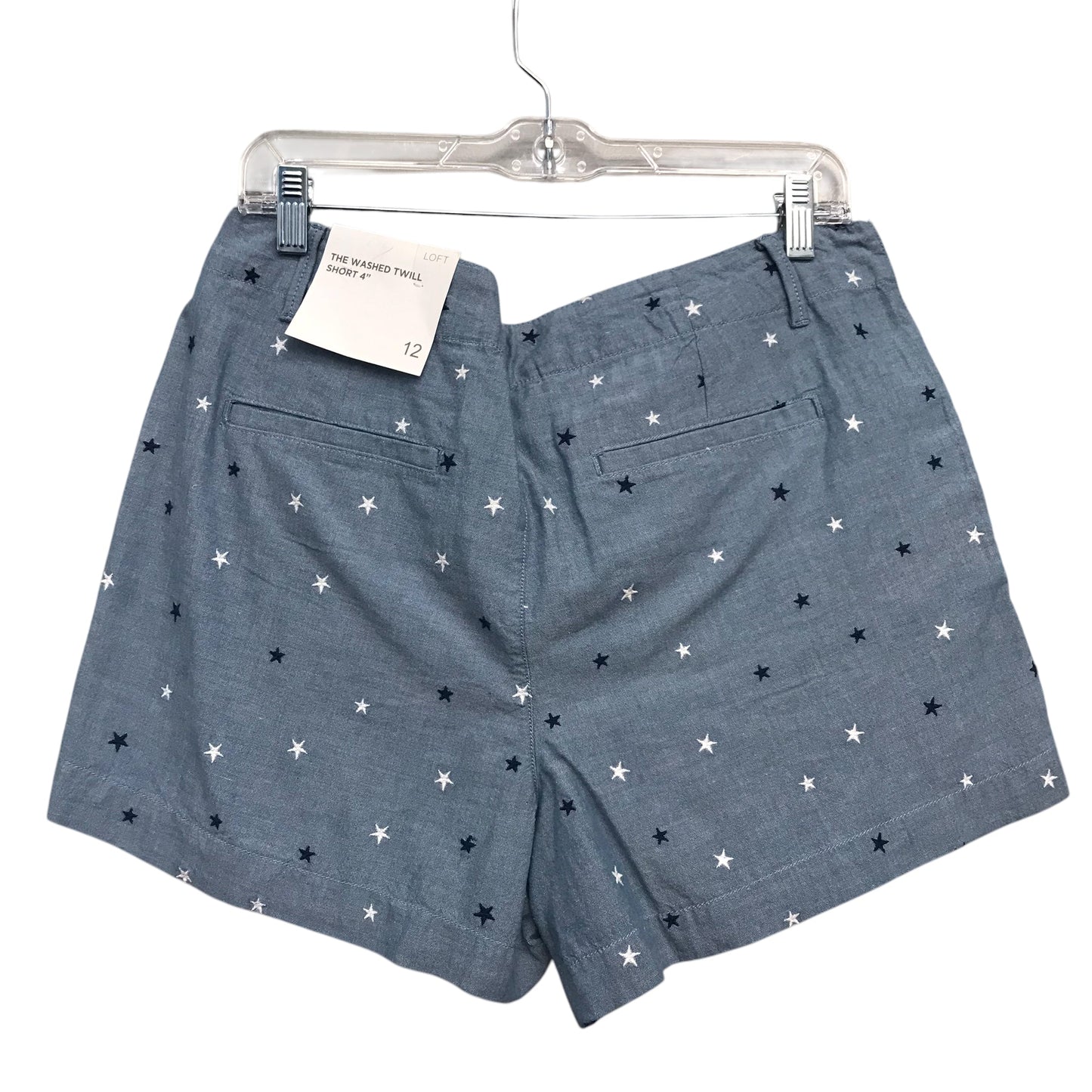 Shorts By Loft In Blue Red & White, Size:12