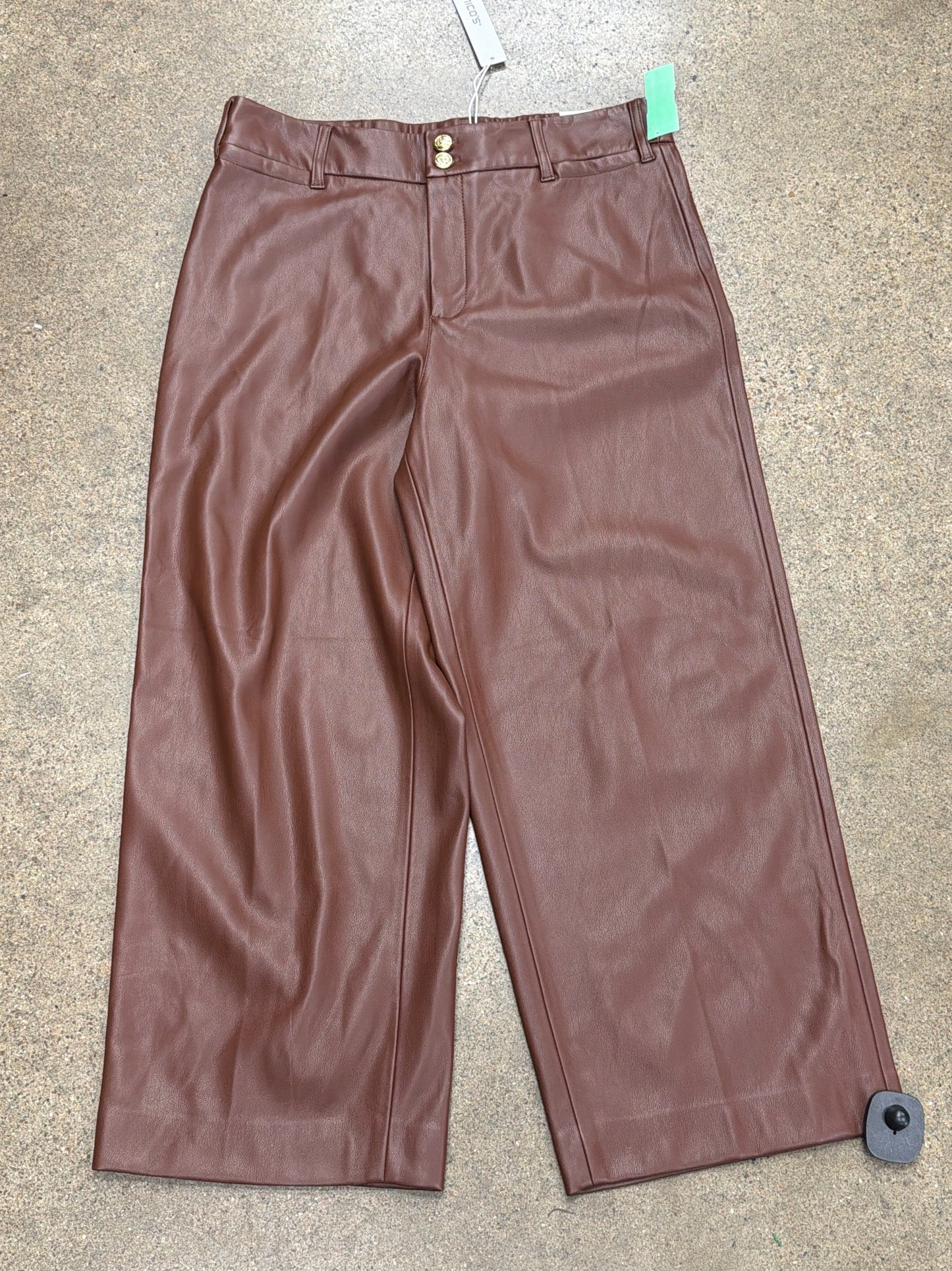 Pants Cropped By Chicos In Brown, Size:8