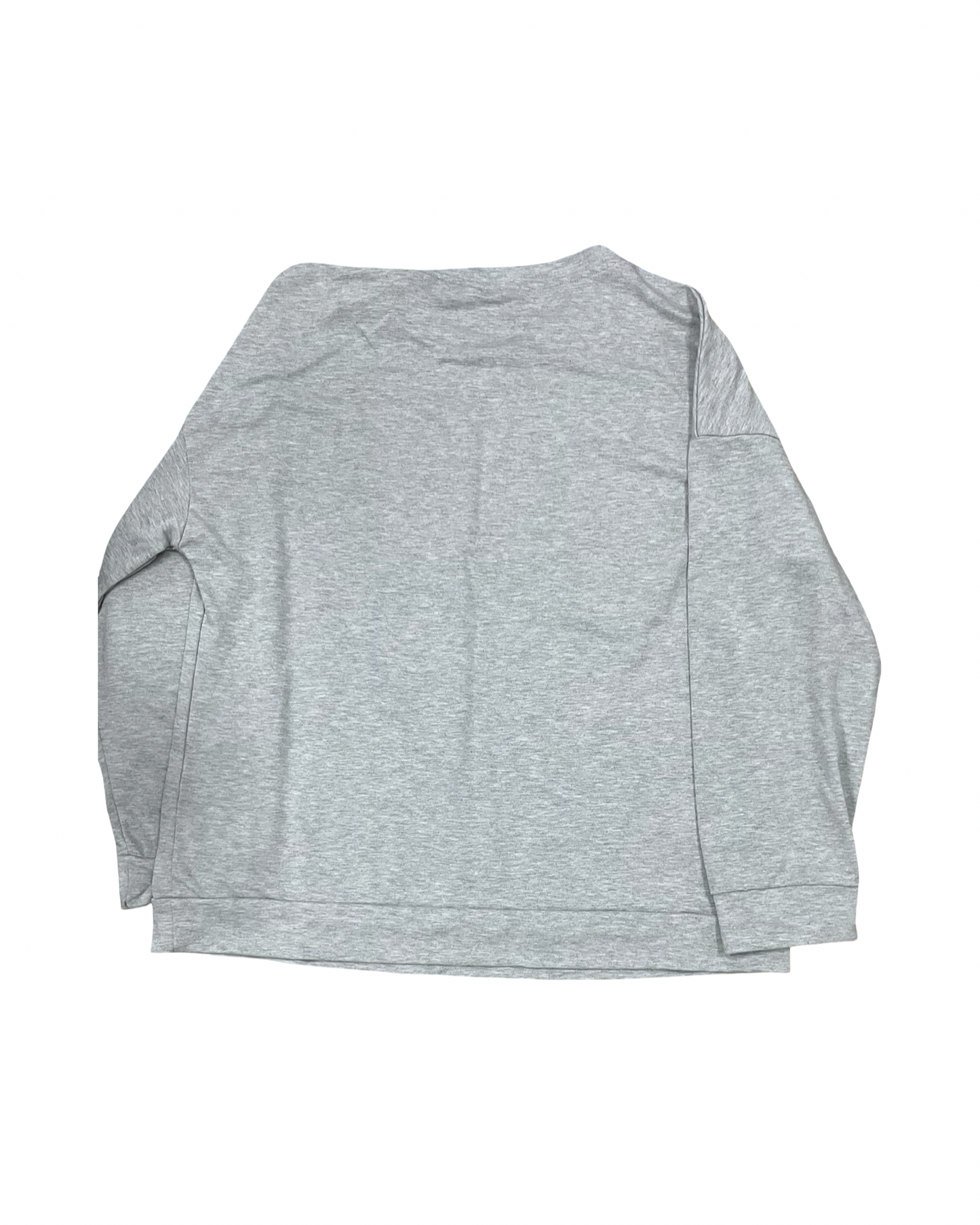 Sweatshirt Crewneck By Clothes Mentor In Grey, Size:1X