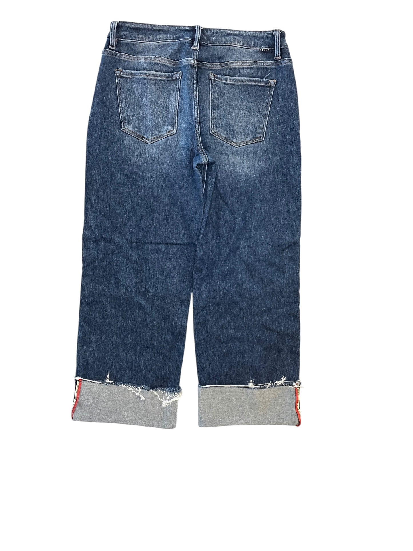 Jeans Wide Leg By Risen In Blue Denim, Size:8