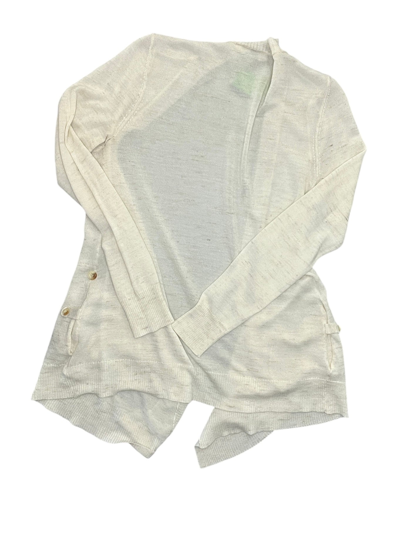 Cardigan By Moth In White, Size:M