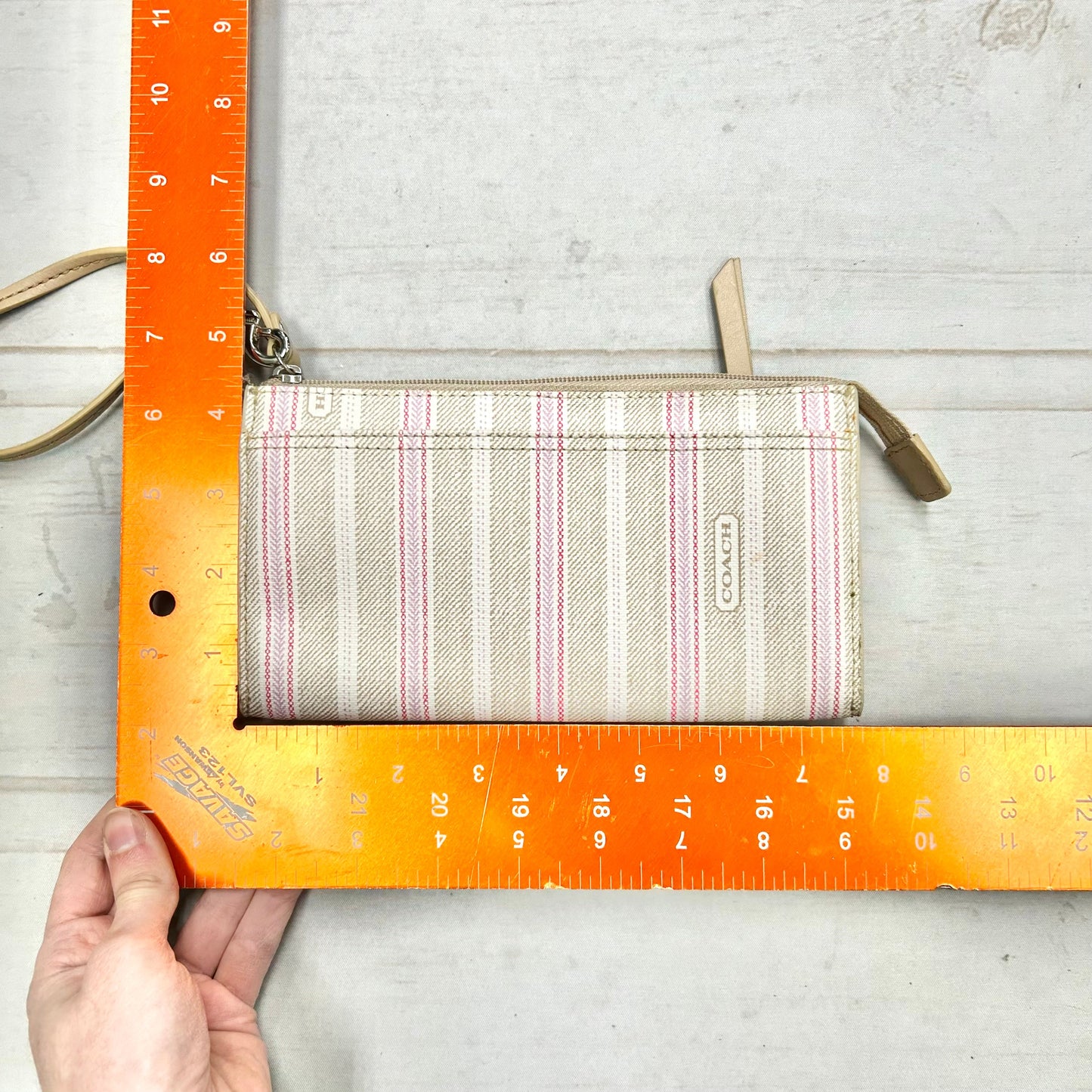 Wristlet Designer By Coach, Size: Medium