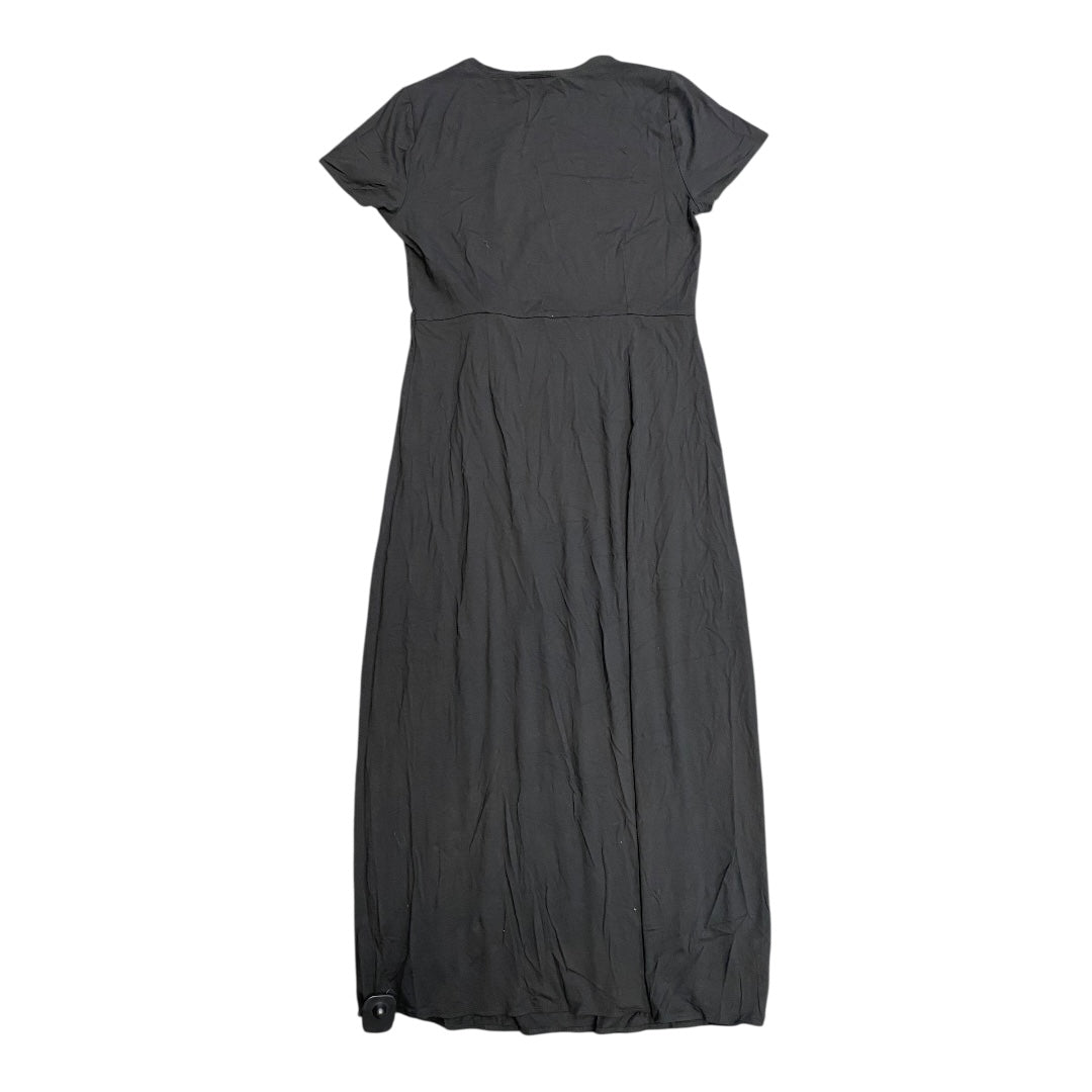 Dress Casual Midi By Loft In Black, Size:L