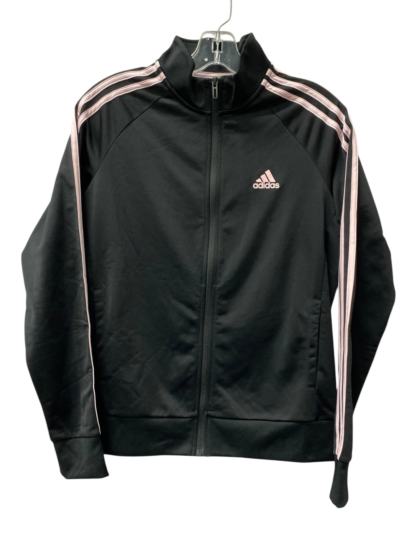 Athletic Jacket By Adidas In Black, Size:M