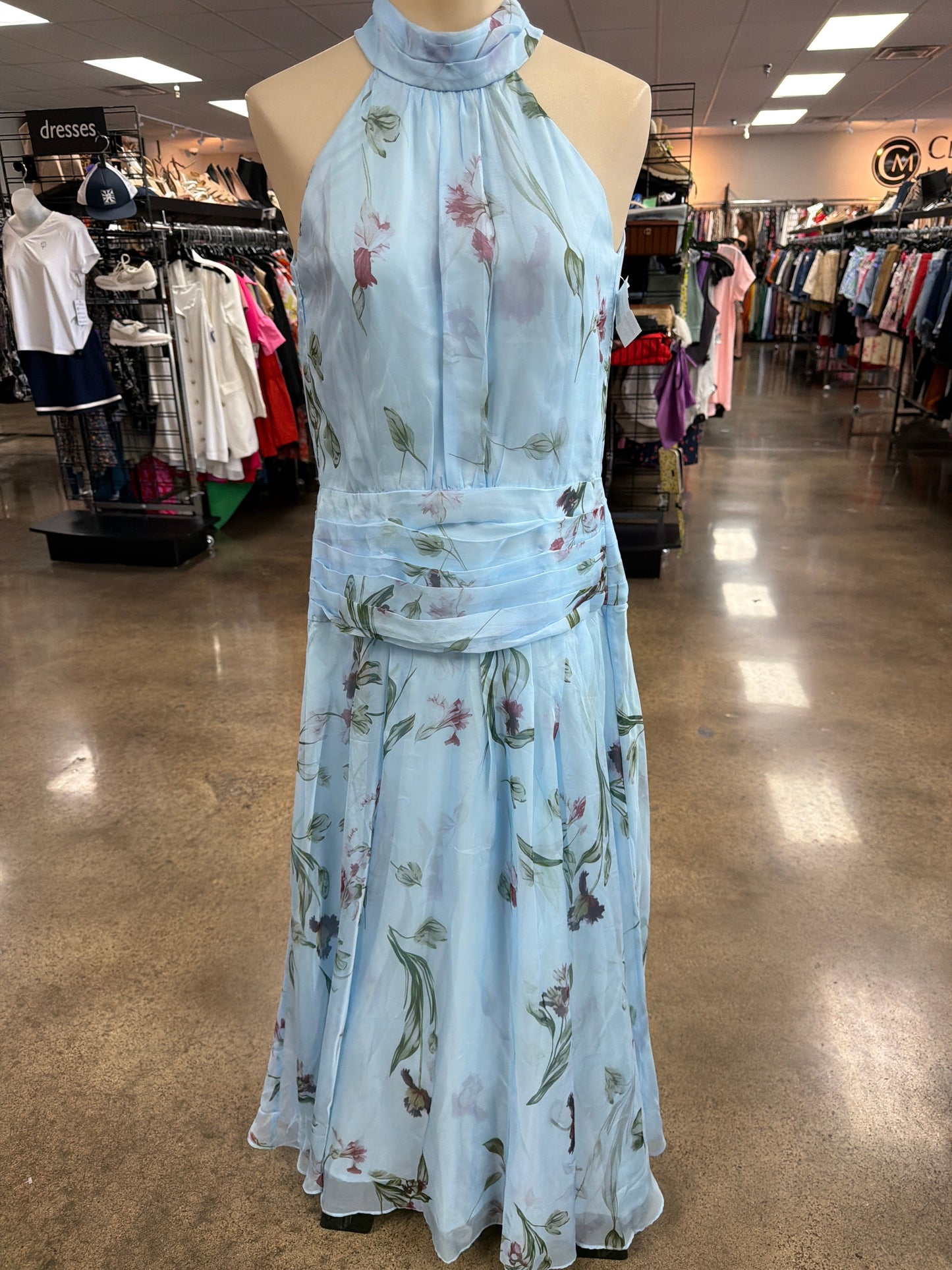 Dress Casual Maxi By Clothes Mentor In Blue, Size:2