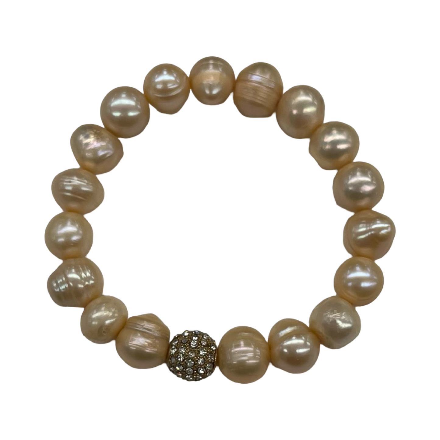 Bracelet Beaded By Clothes Mentor In Peach