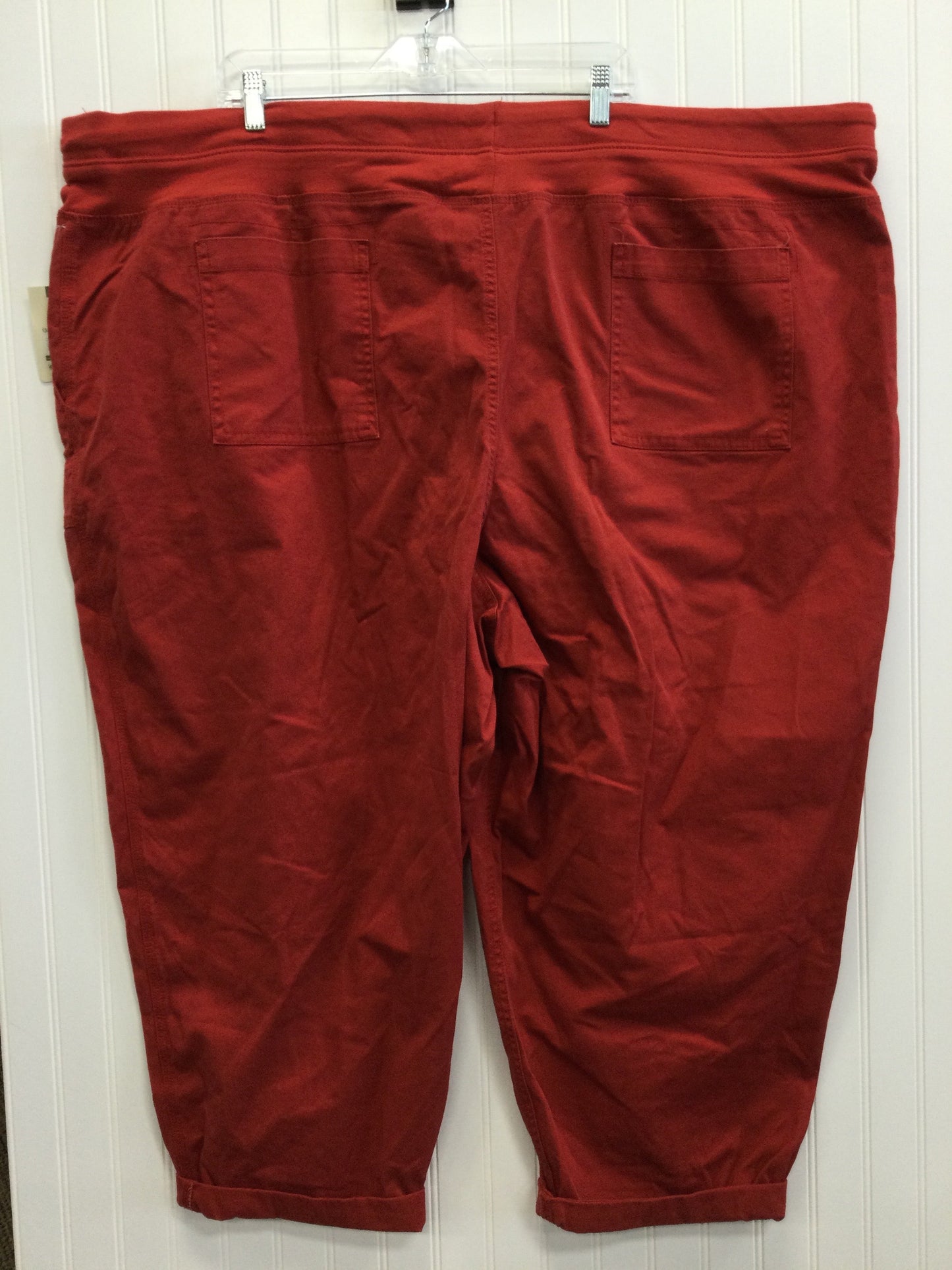 Pants Joggers By Terra & Sky In Red, Size:6A