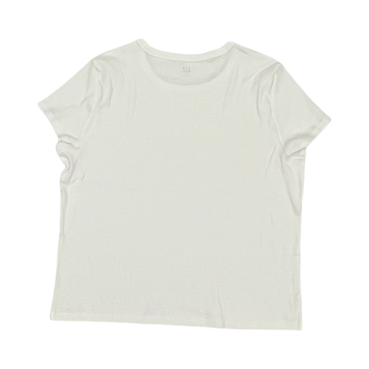 Top Ss Basic By Gap In White, Size:Xxl