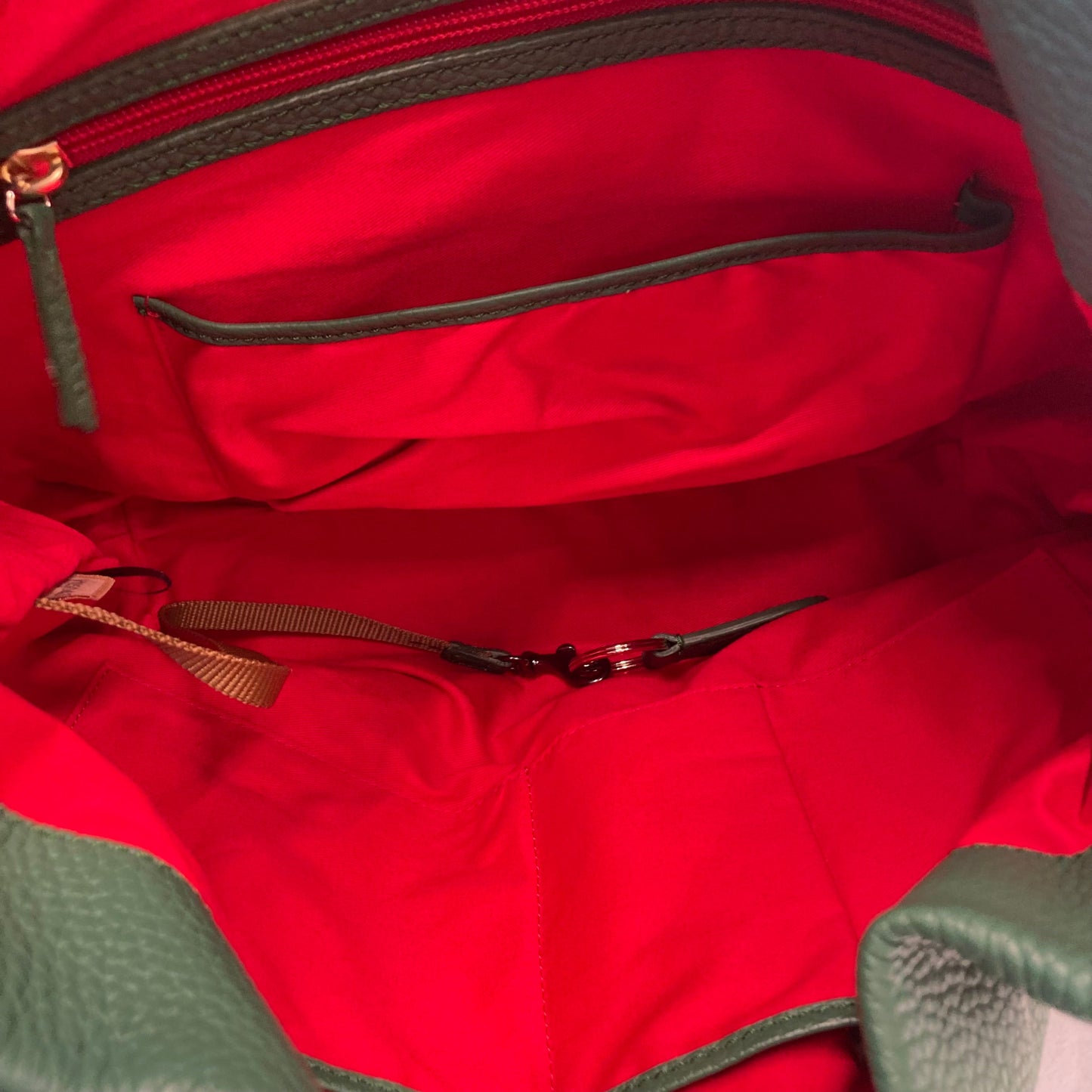 Handbag Designer By Dooney And Bourke In Green, Size:Large