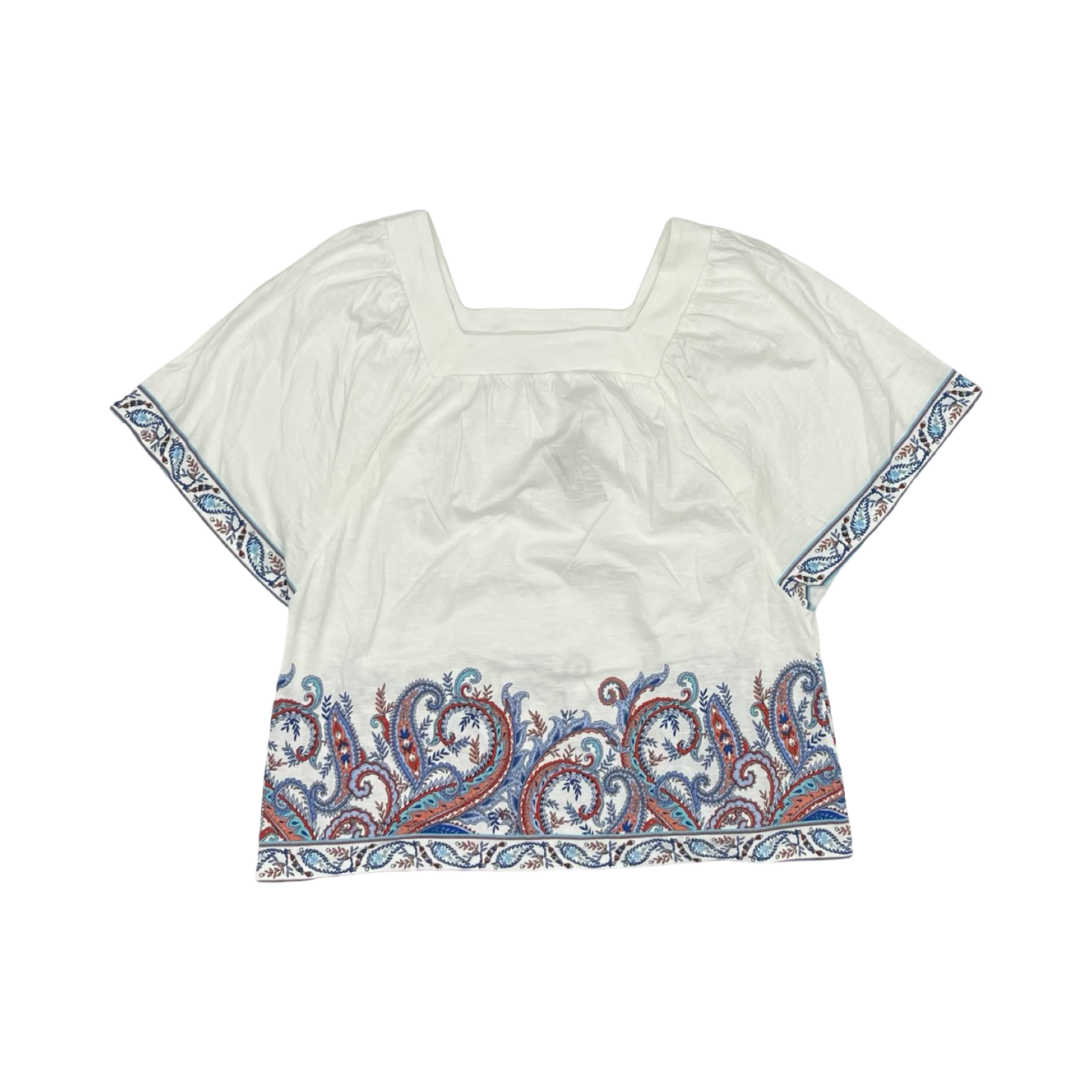 Blouse Ss By J. Jill In White, Size:S