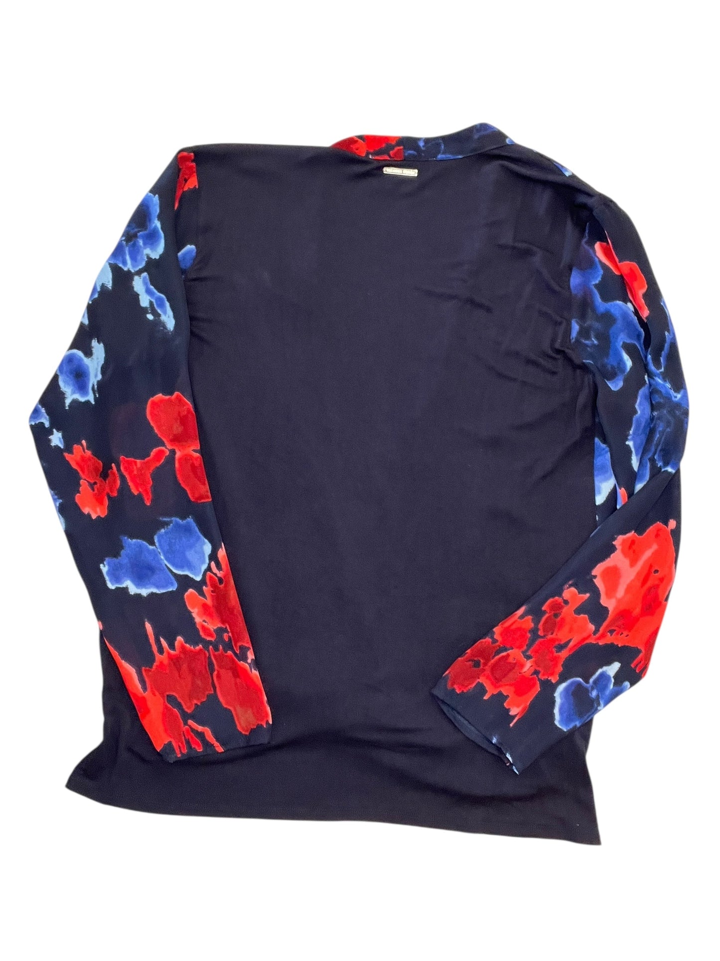 Top Ls By Michael By Michael Kors In Blue & Red, Size:L