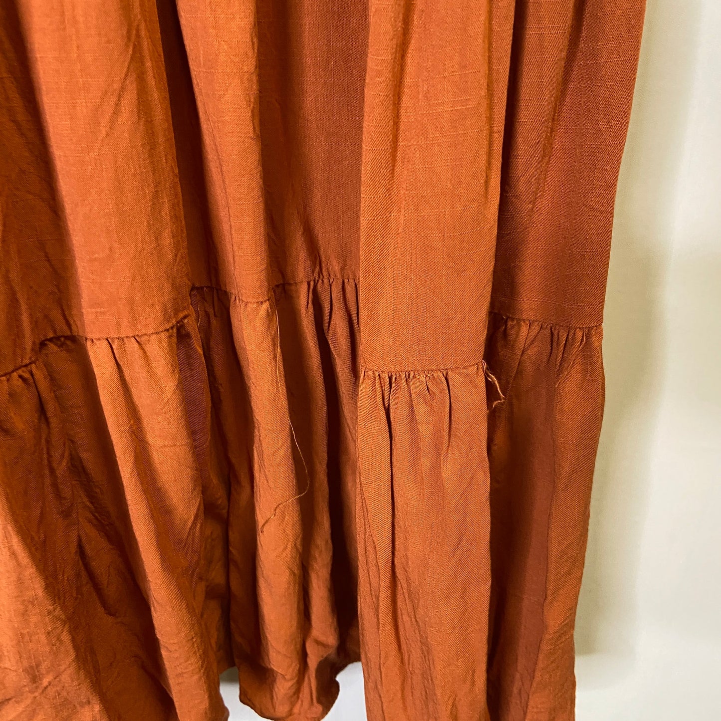 Dress Casual Midi By Mustard Seed In Orange, Size: L